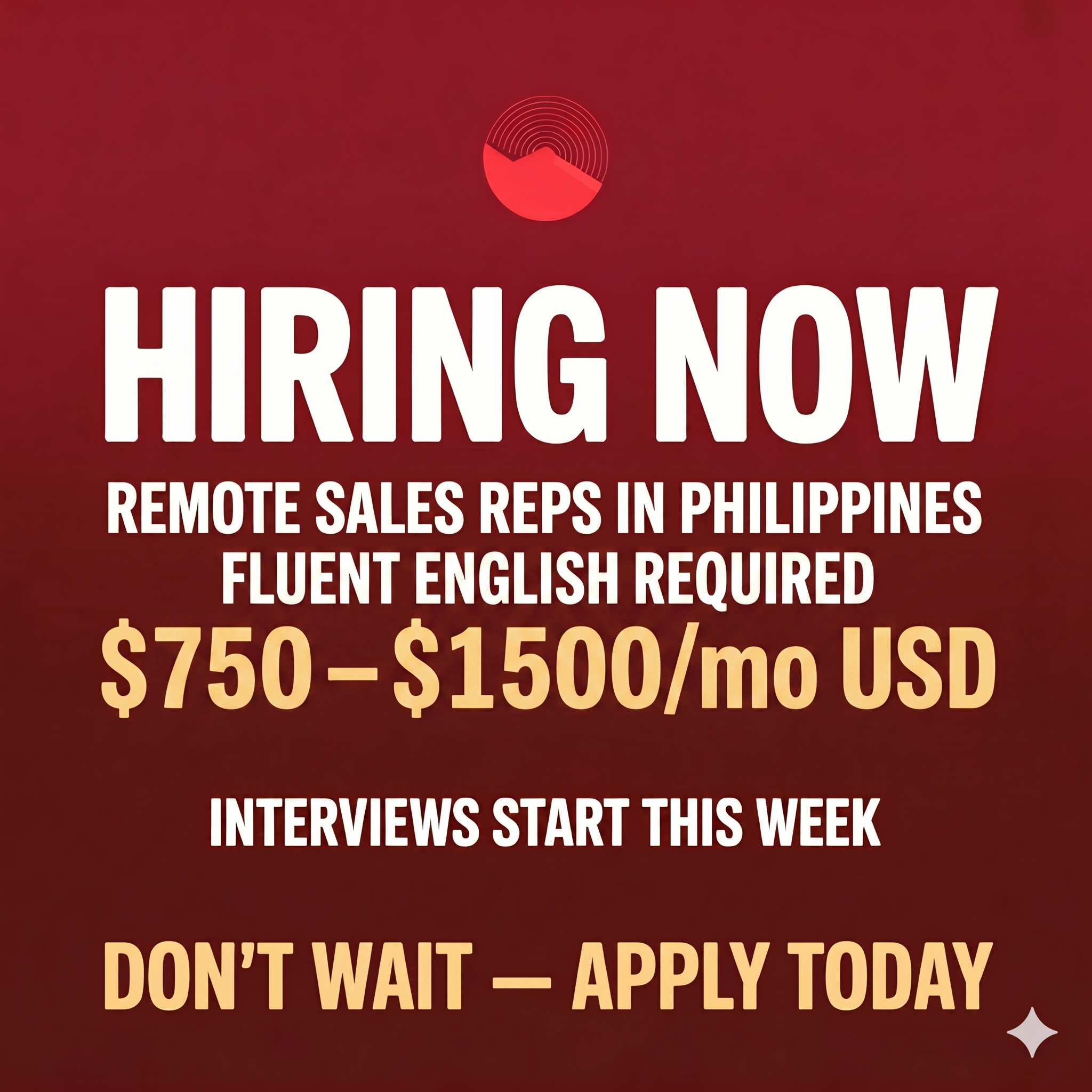 Full Calendar Facebook ad: Earn $750-1,500/m in Remote Sales!