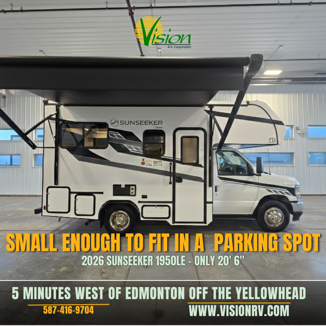 Vision RV Facebook ad: BIG ADVENTURE IN A COMPACT PACKAGE!
