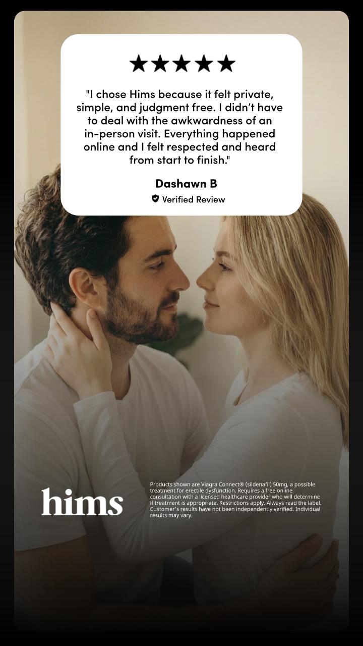 hims Facebook ad