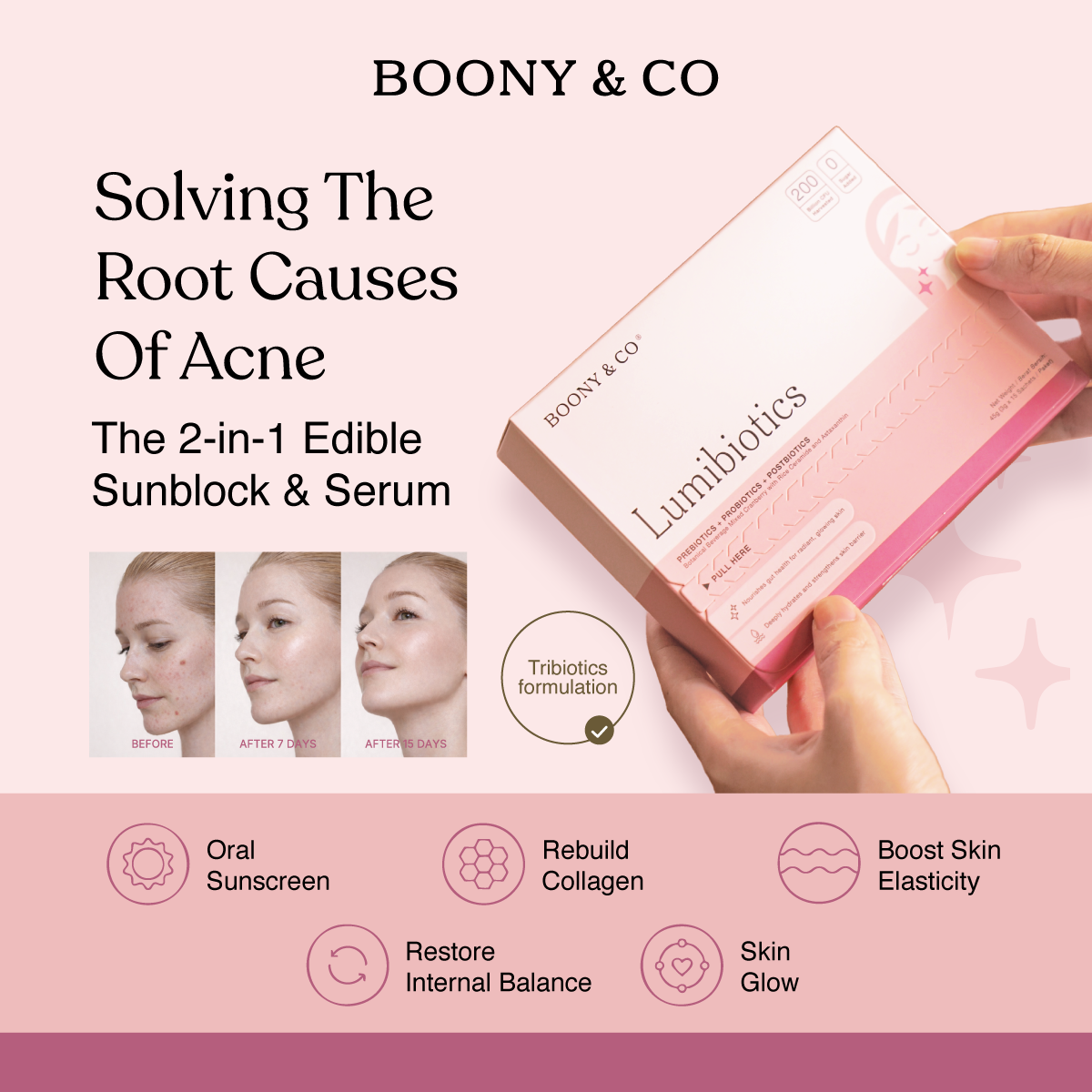Boonyandco Facebook ad: Your Glow Begins In The Gut