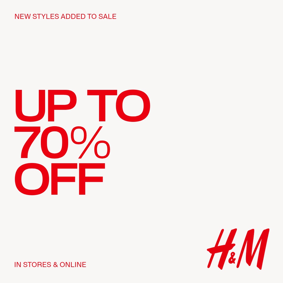 H&M Facebook ad