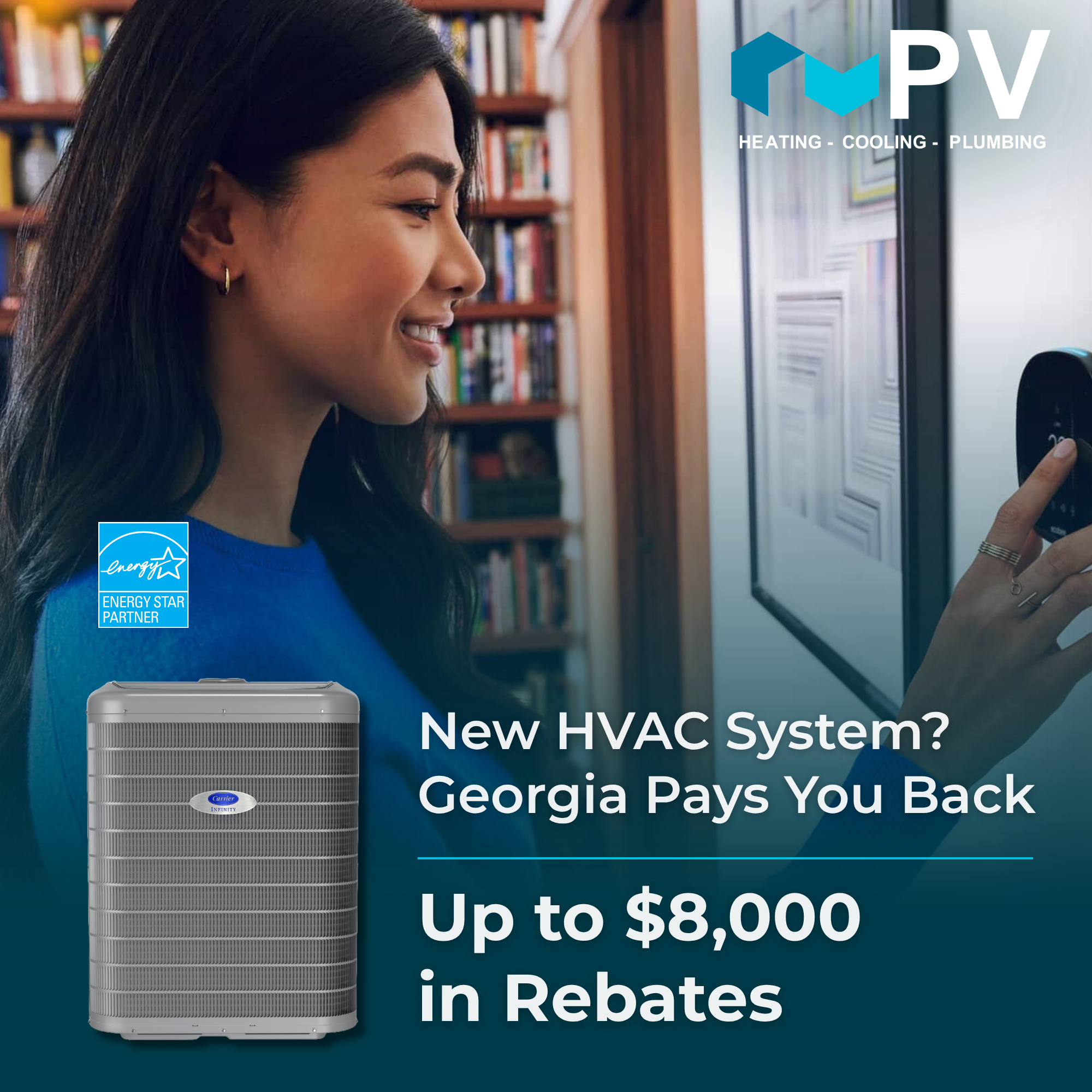 PV Heating, Cooling & Plumbing Facebook ad