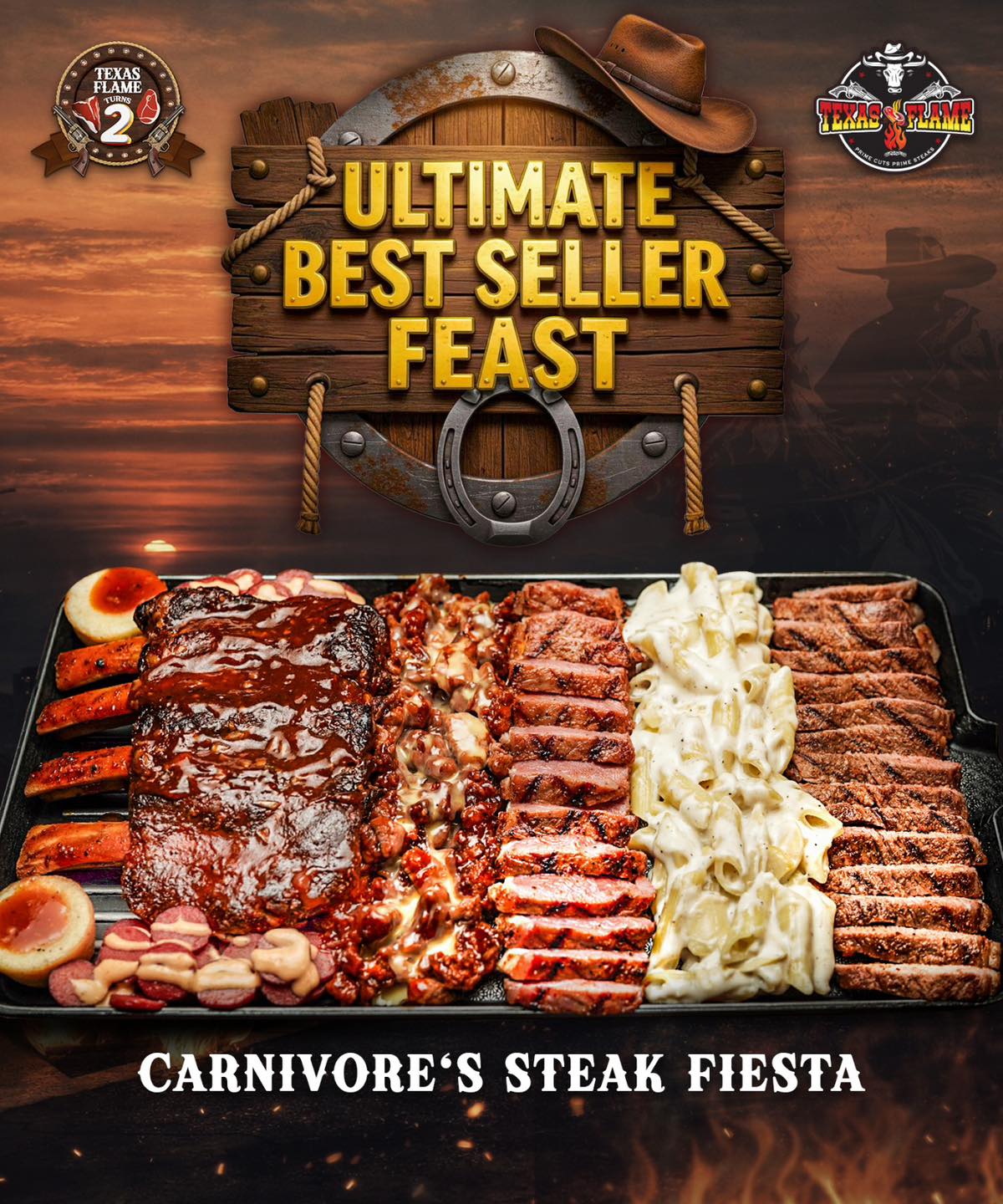 Texas Flame Facebook ad: Are you ready to conquer the BEST SELLER?