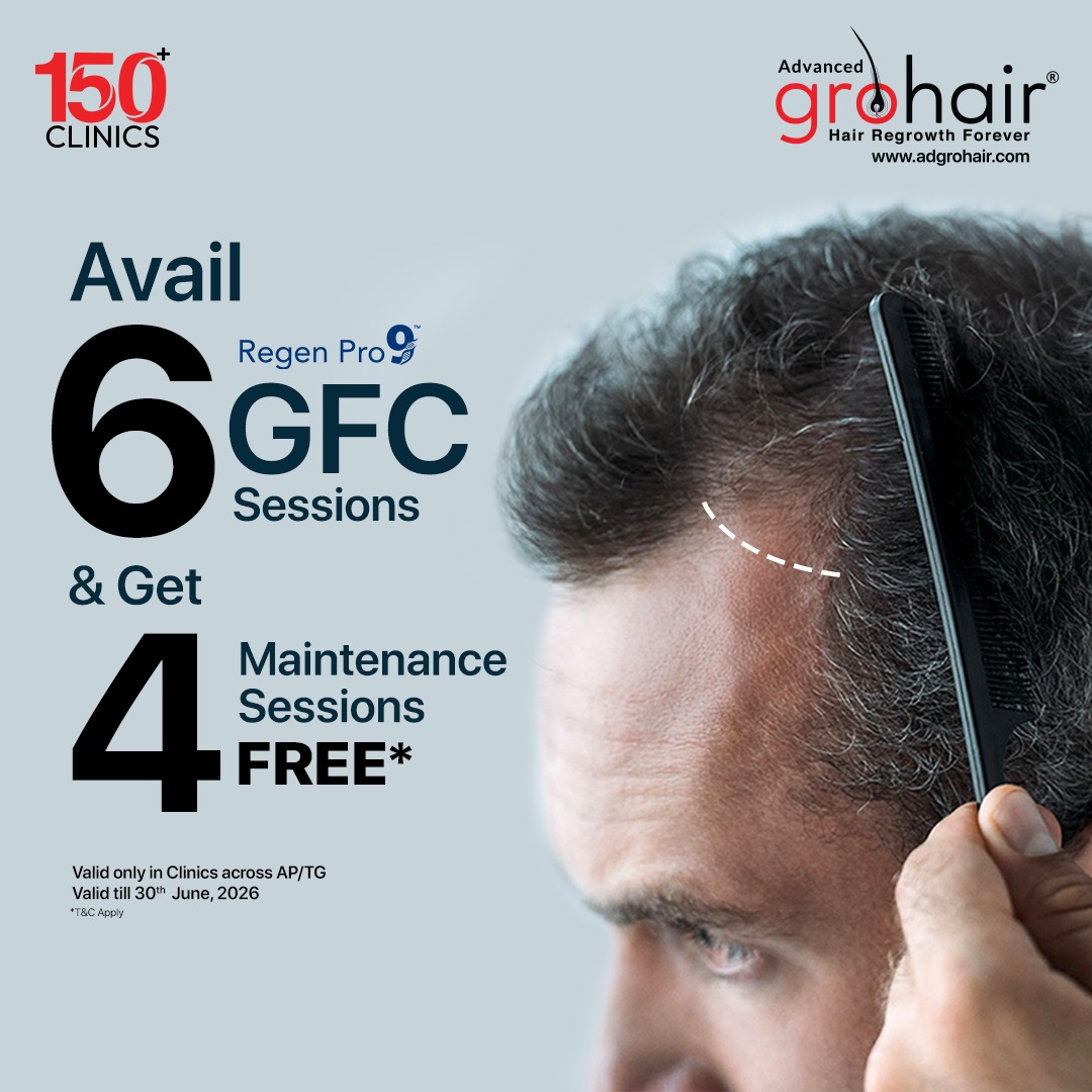 Adgrohairclinicmanikonda Facebook ad