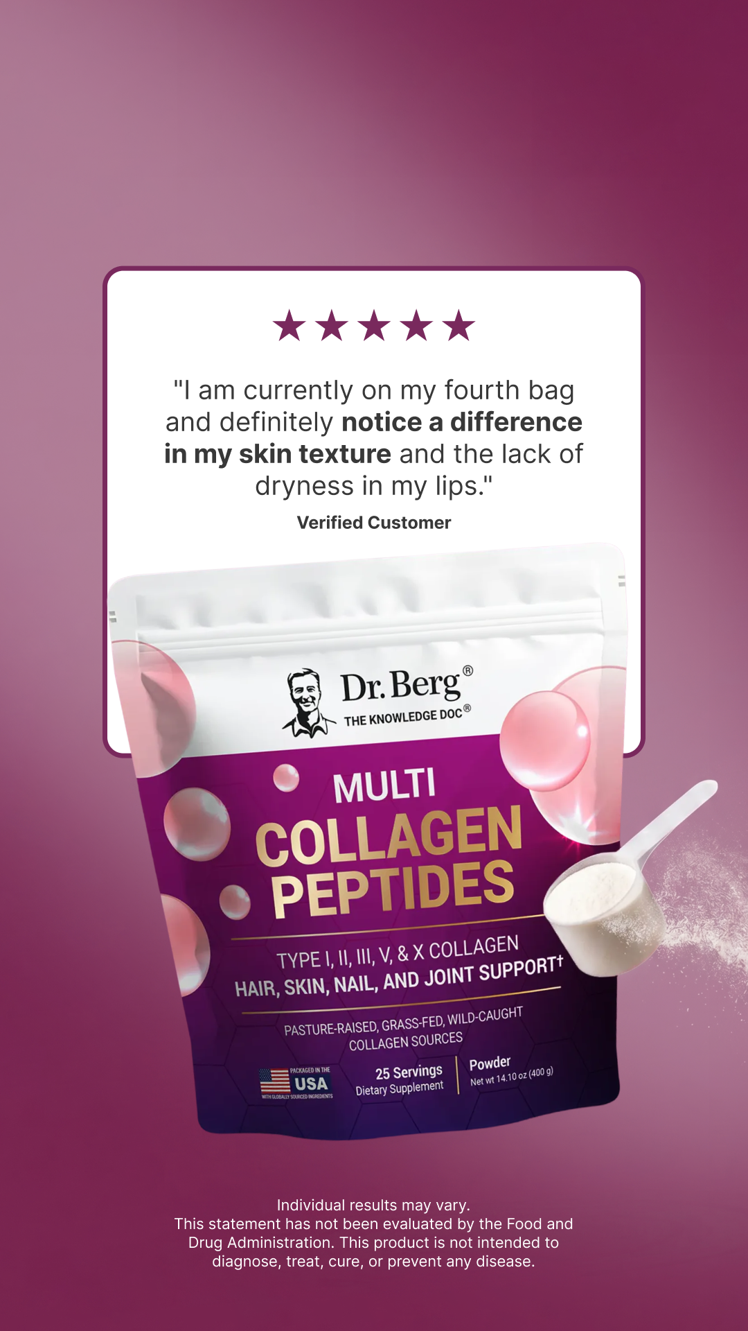 Dr. Eric Berg Facebook ad