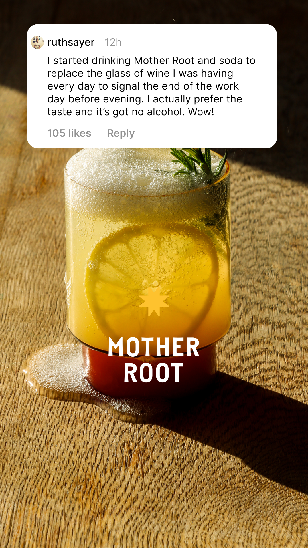 Mother Root Drinks Facebook ad