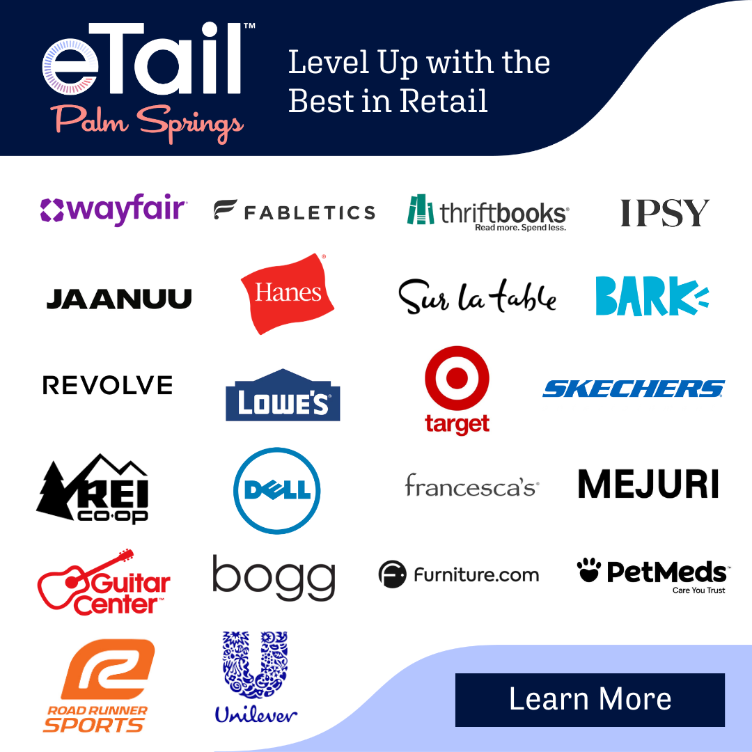 Etail Facebook ad: Networking like no other conference.