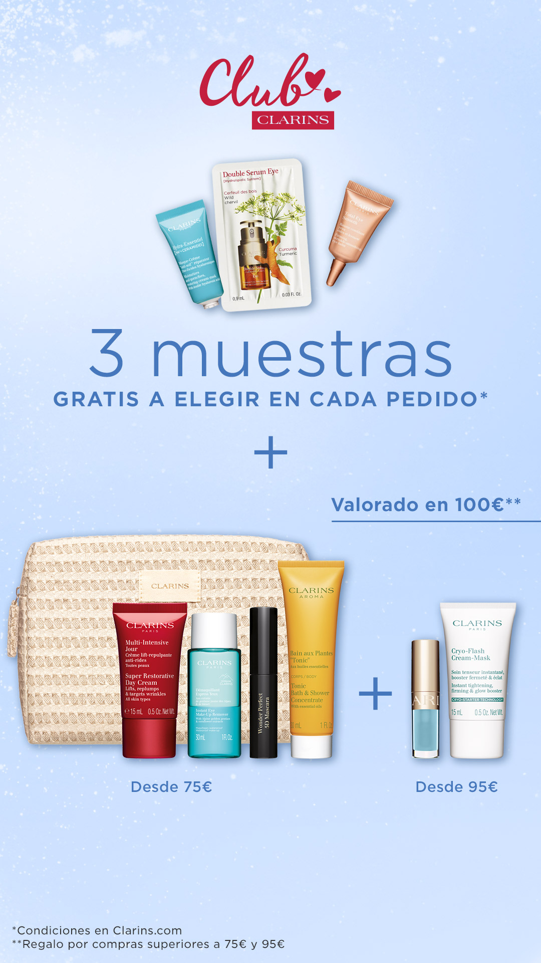 Clarins Facebook ad