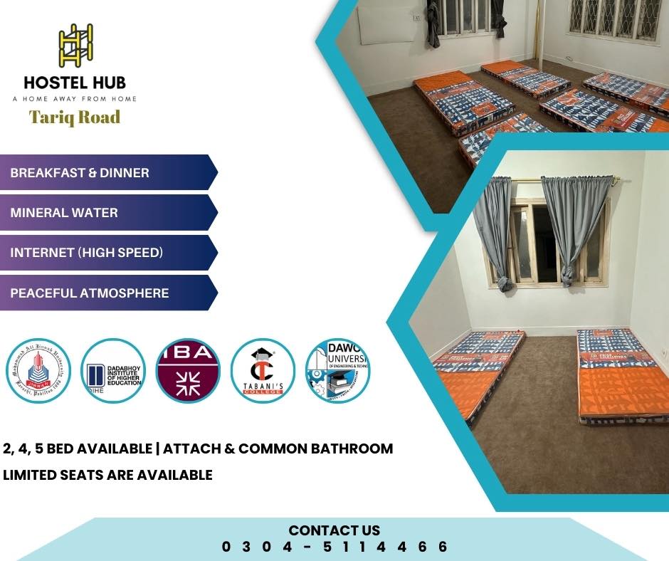 Hostel Hub Facebook ad: Chat with us