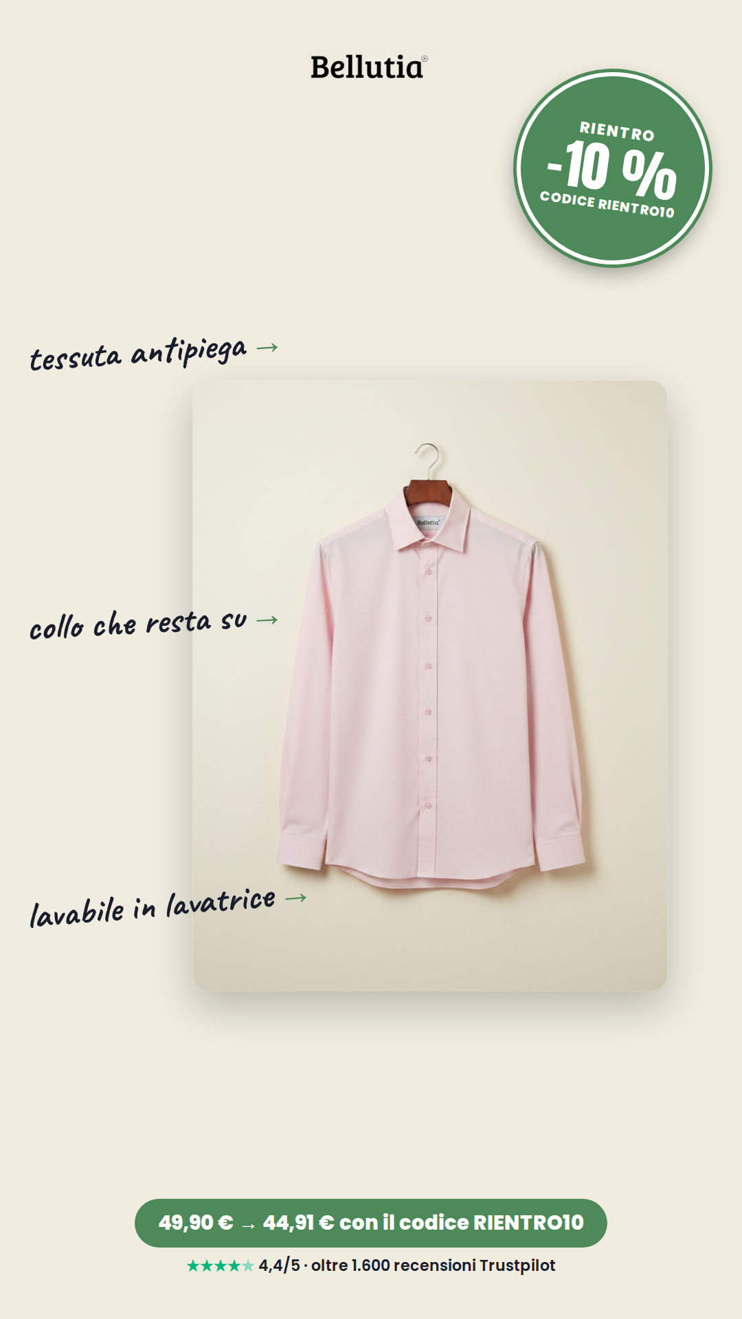 Bellutia Italia Facebook ad
