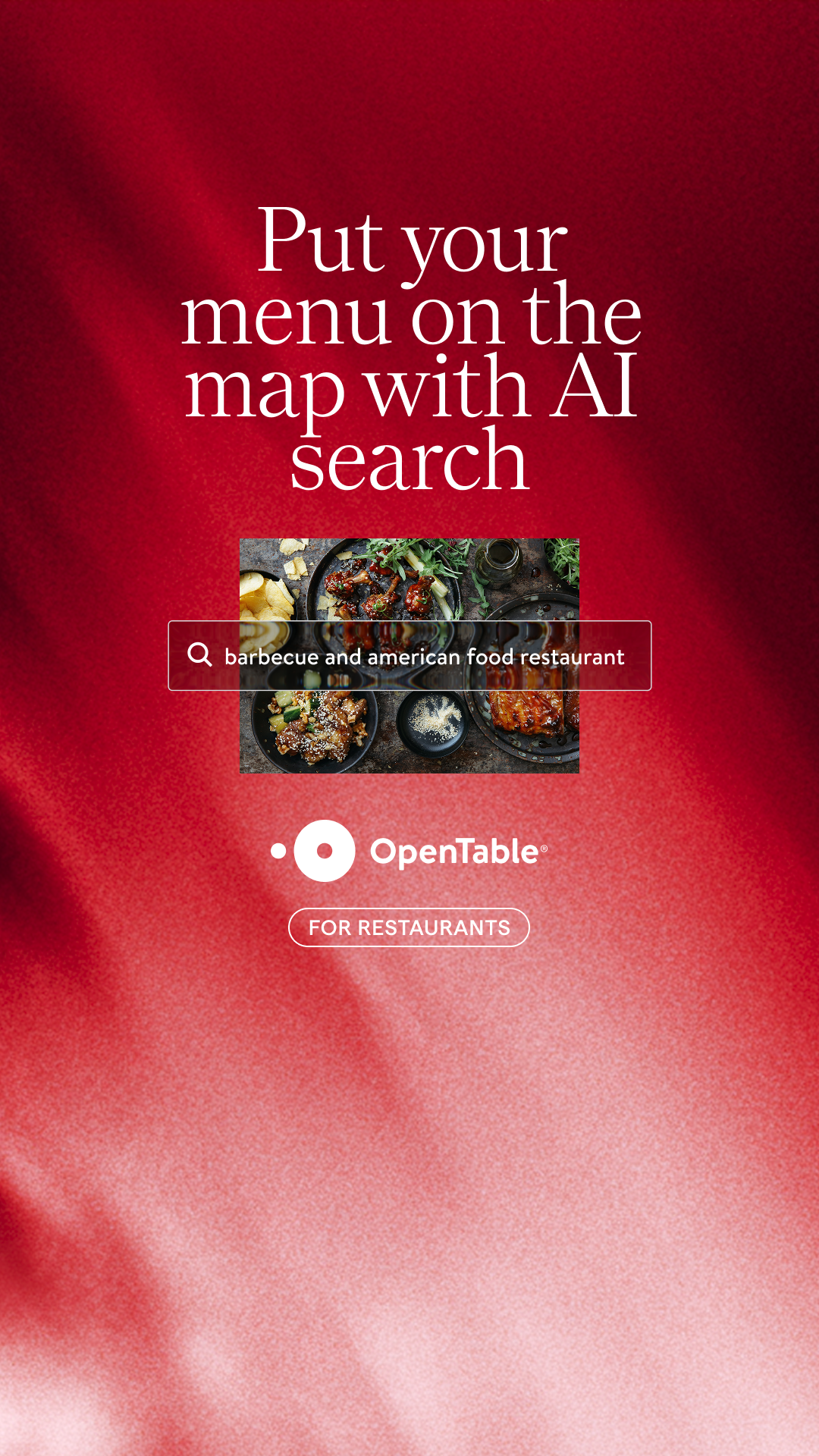 OpenTable Facebook ad