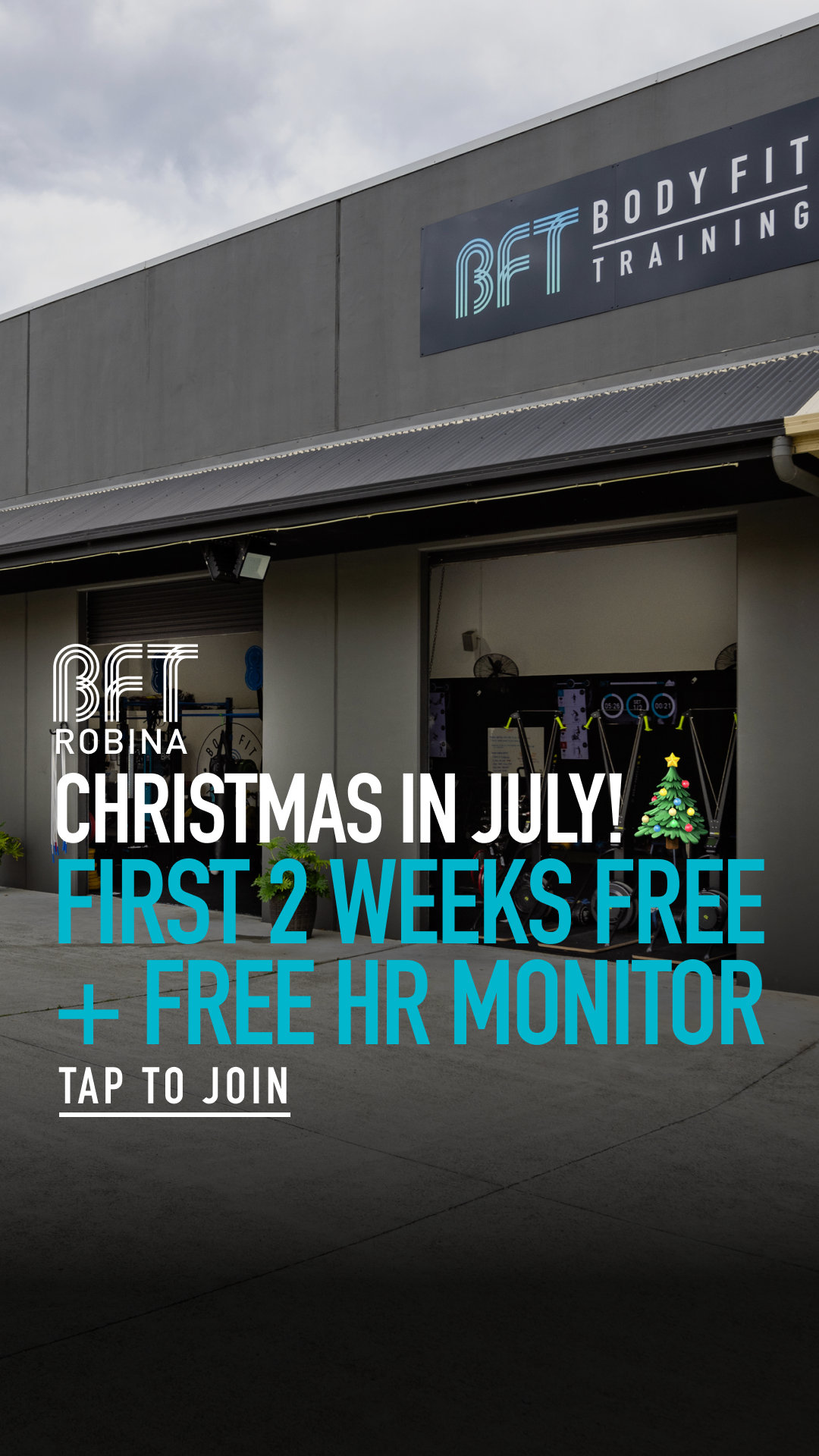 BFT Robina Facebook ad: Christmas in July at BFT Robina!