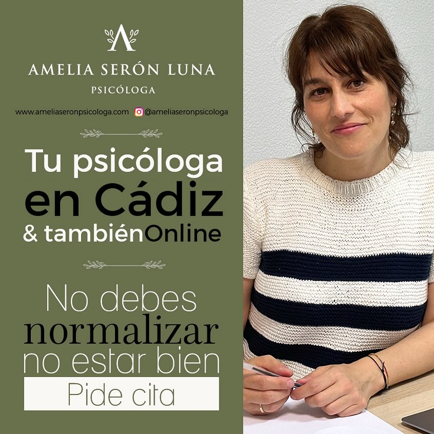 Amelia Serón Psicología Facebook ad: https://www.doctoralia.es/amelia-seron-luna/psicologo/cadiz