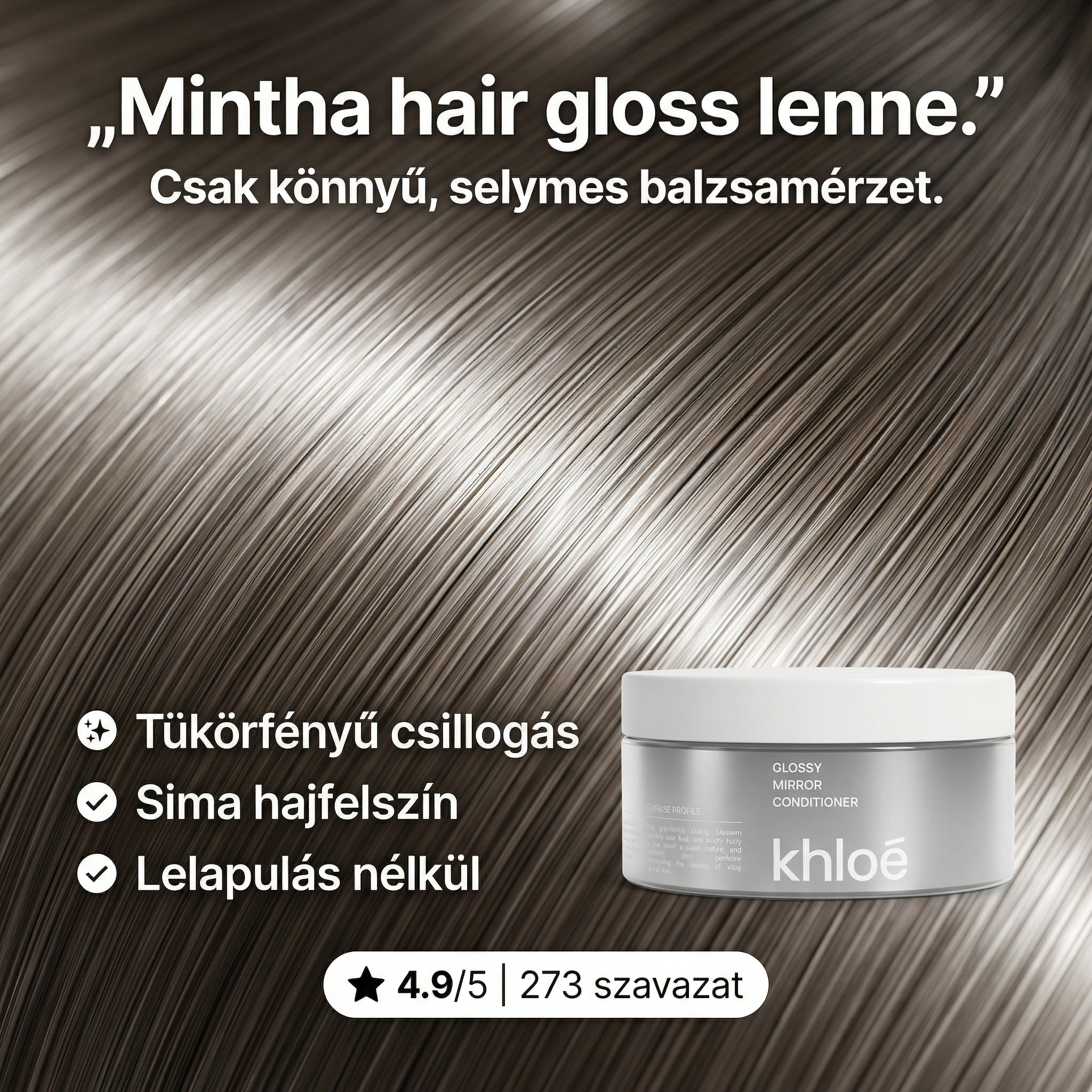 Khloé Facebook ad: Egyszerű rutin, látványos haj
