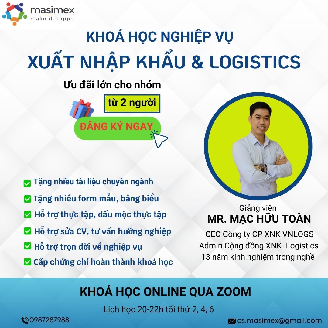Masimex - Đào tạo Xuất nhập khẩu - Logistics Facebook ad: NẾU BẠN ĐANG TÌM MỘT KHOÁ HỌC XUẤT…