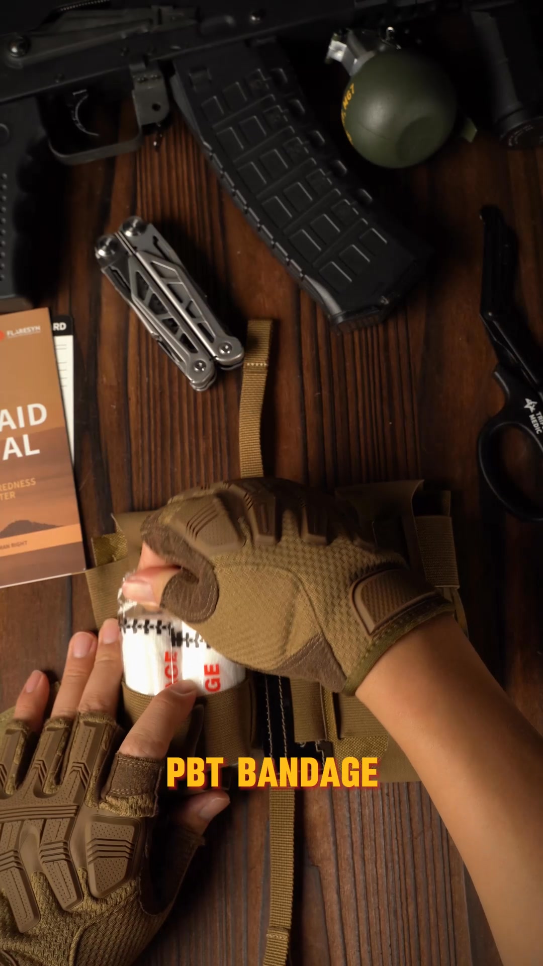 Flaresynstore Facebook ad: MOLLE Ready. Instant Access