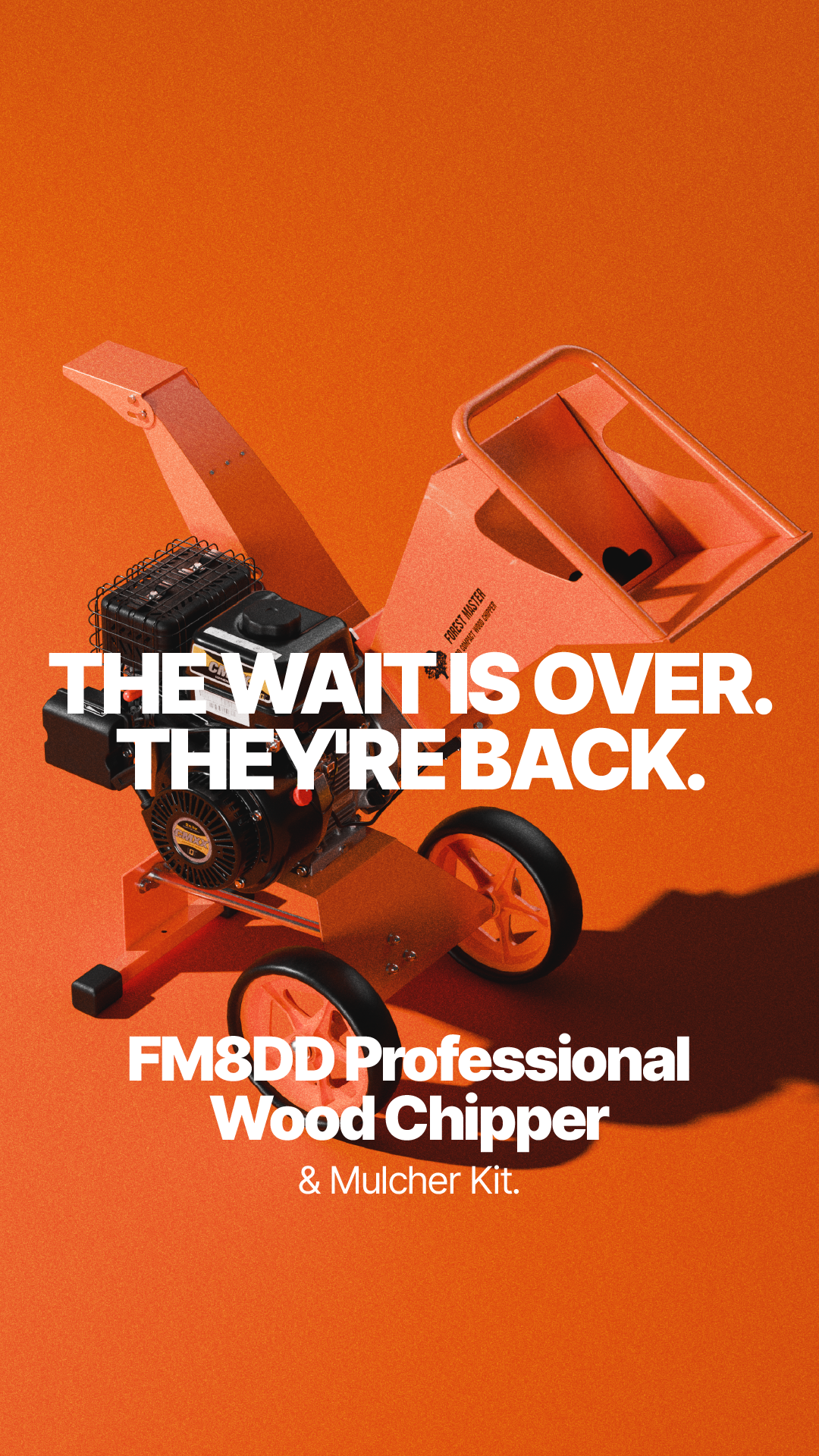 Forest Master Ltd Facebook ad: Free Next Working Day Delivery