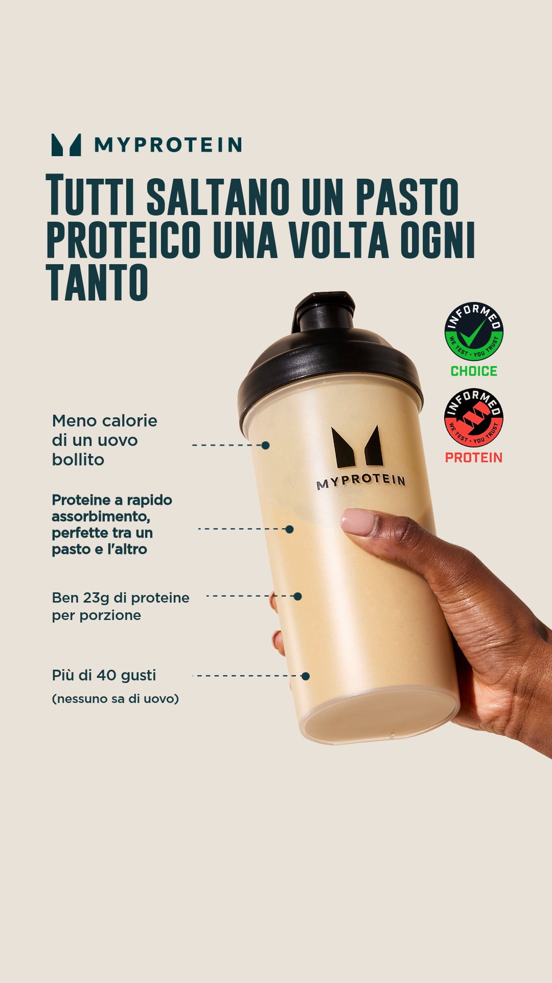 Myprotein Facebook ad