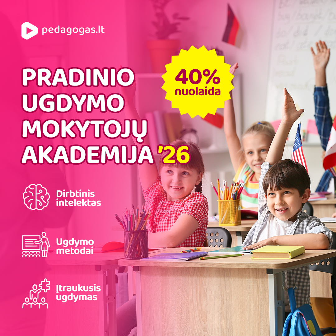 Pedagogas.lt Facebook ad