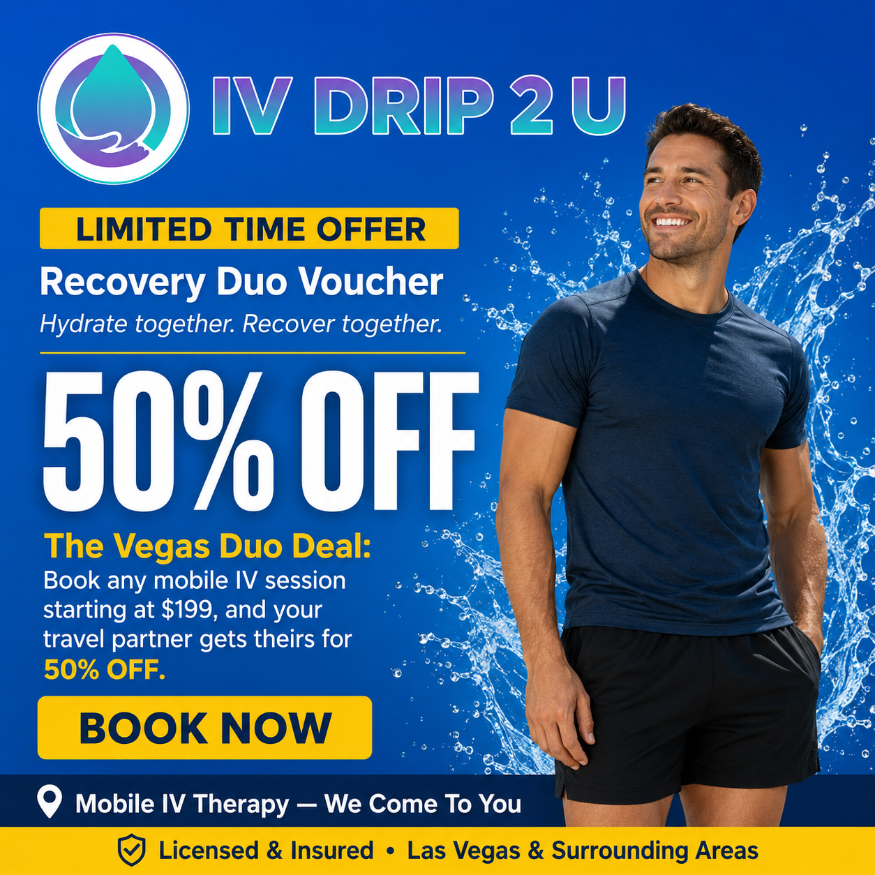 IV Drip 2 U Facebook ad