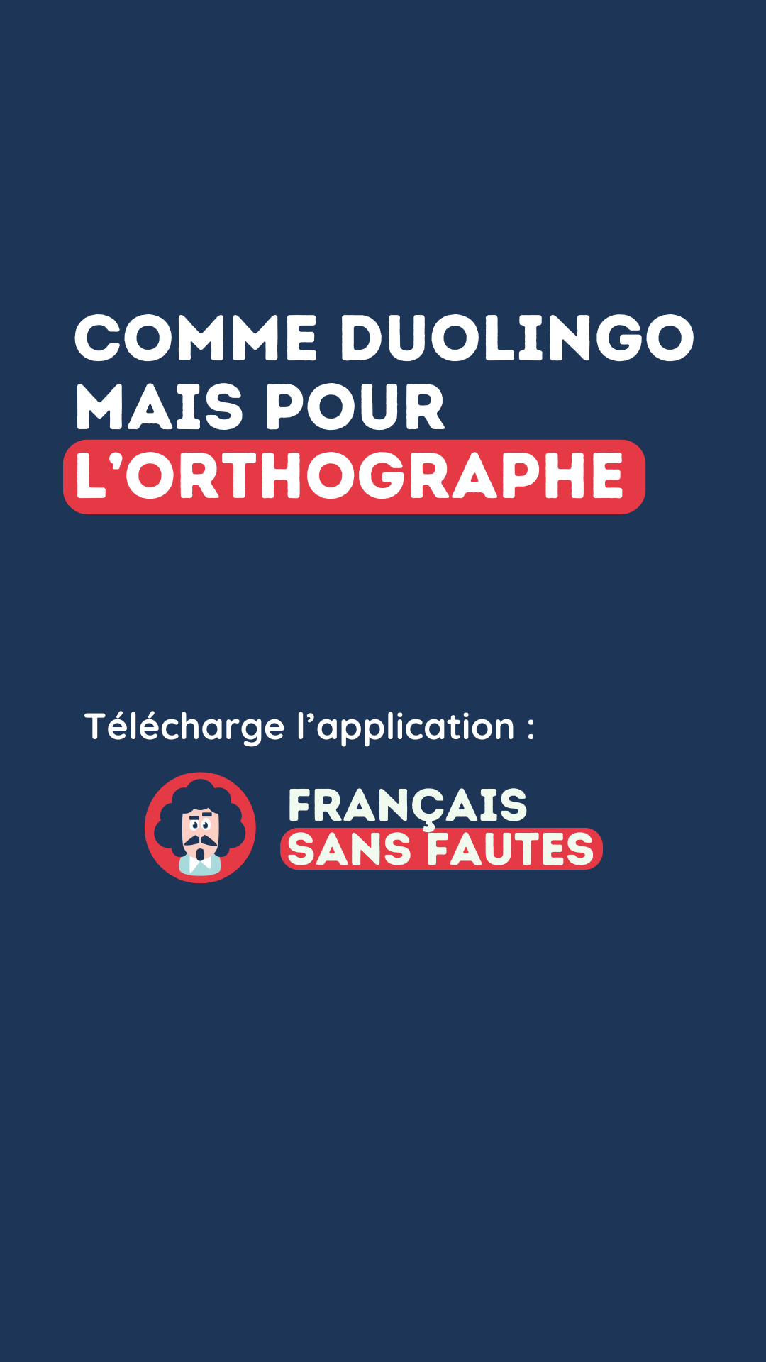 Français sans Fautes Facebook ad