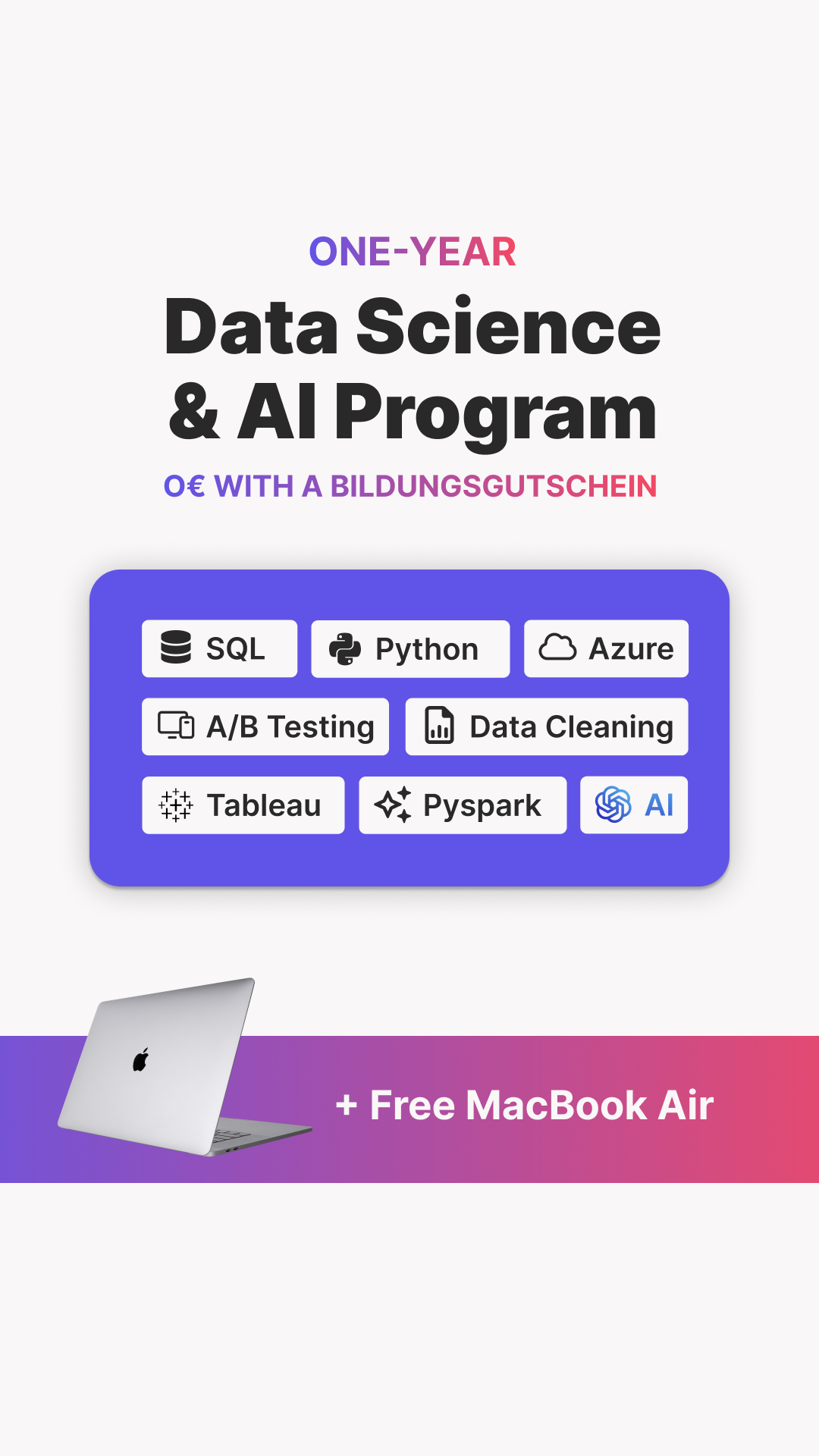 WBS CODING SCHOOL Facebook ad