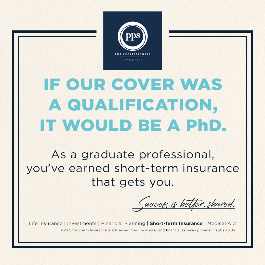 PPS For Professionals Facebook ad: Get a short-term insurance quote today