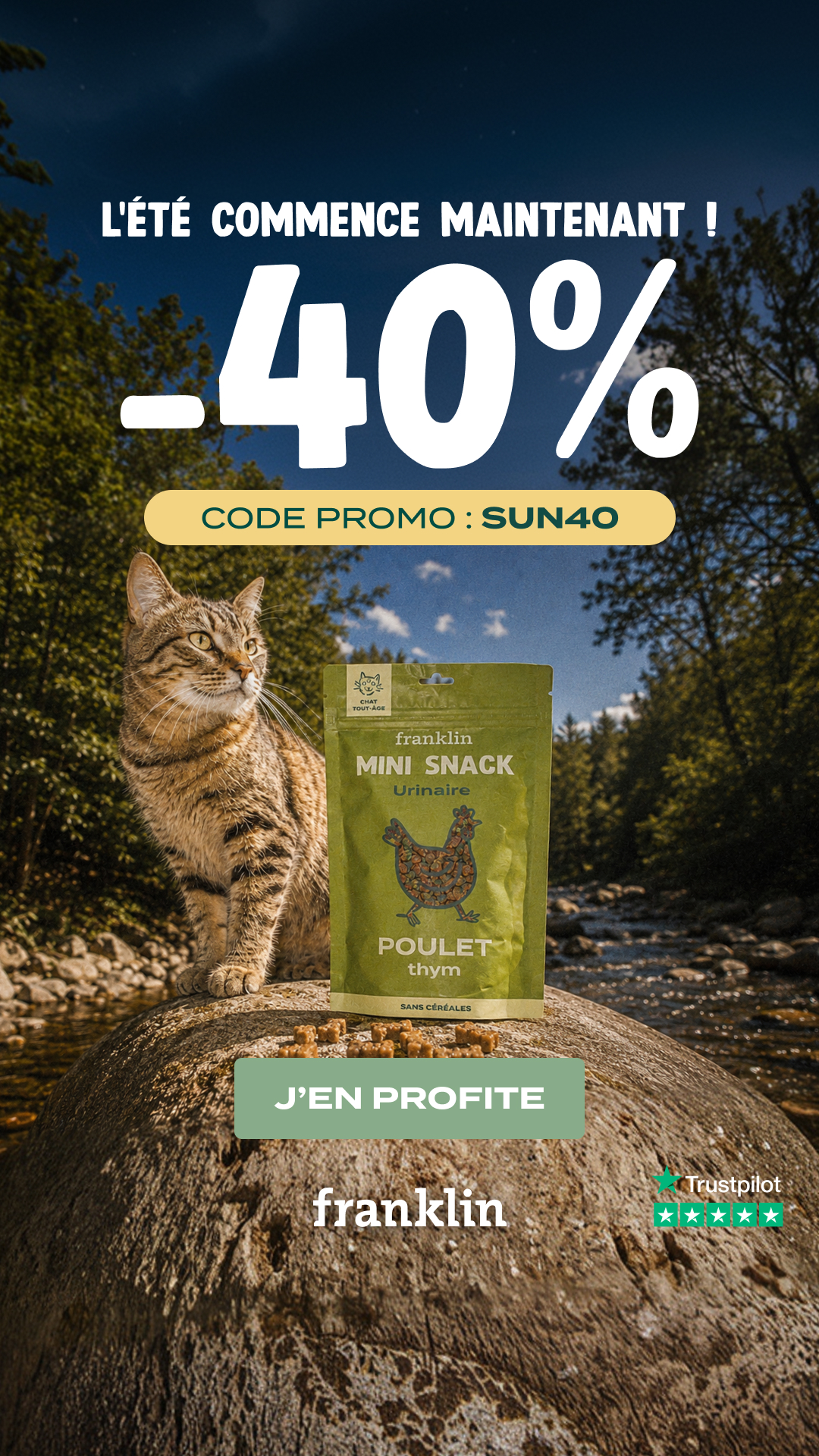 Franklin Pet Food Facebook ad