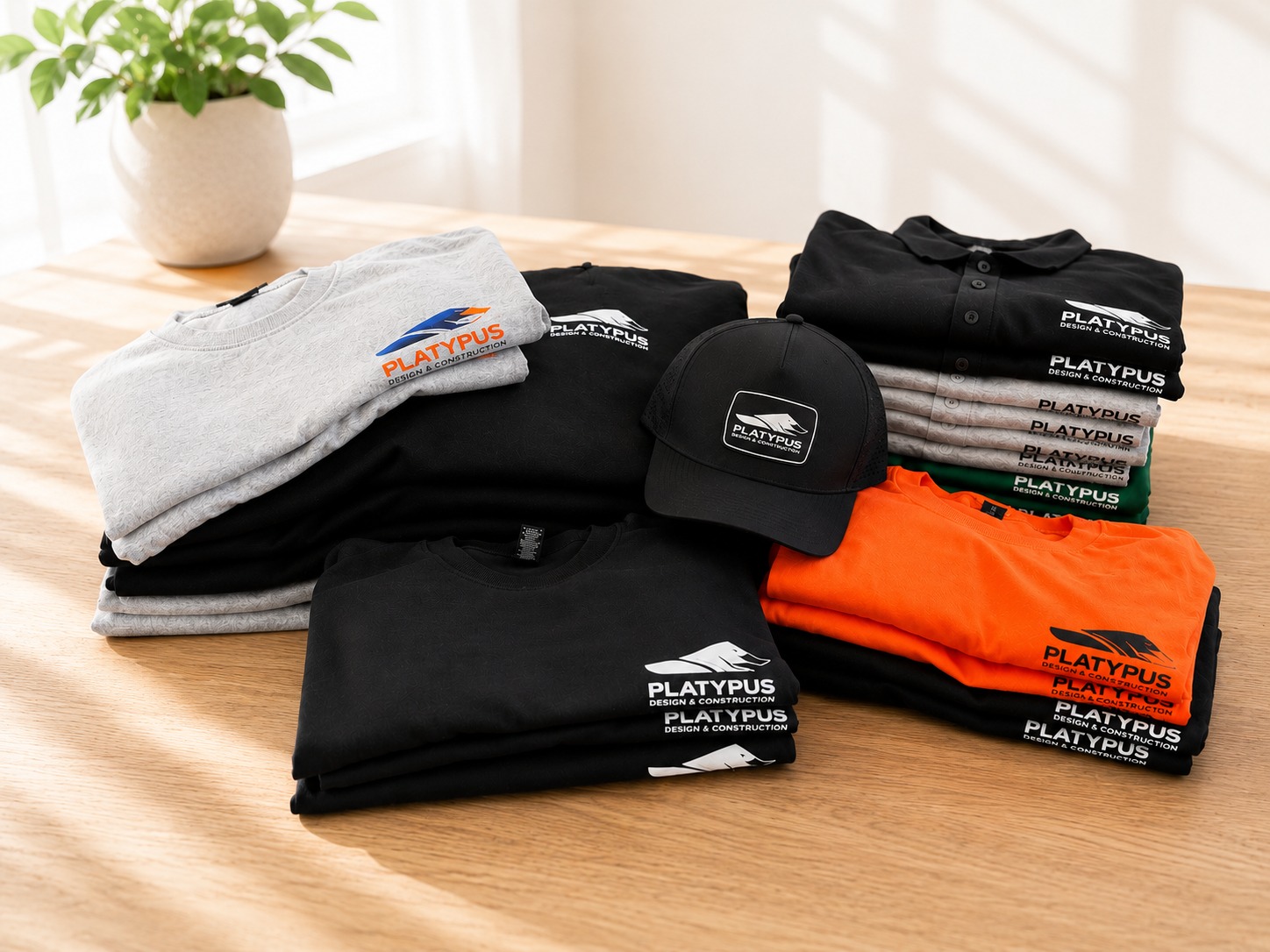 Jason N T. Petersen Facebook ad: CUSTOM BUSINESS APPAREL