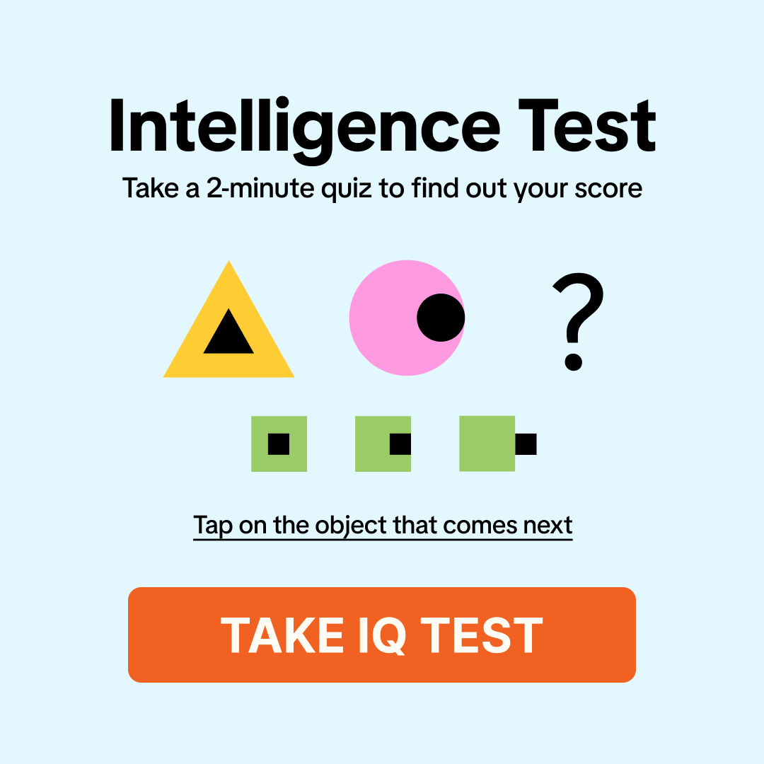 My IQ Facebook ad