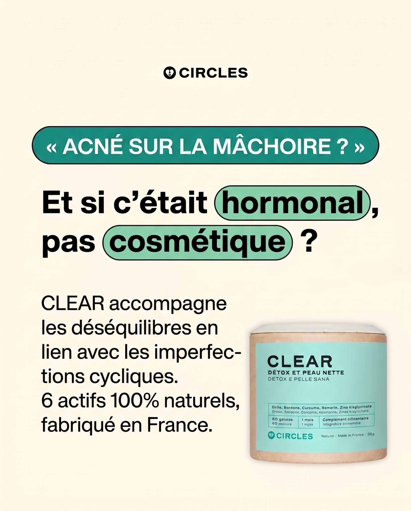 Circles Facebook ad