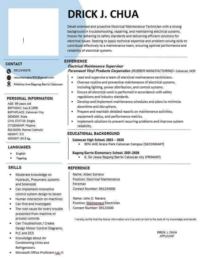 JRKS Resume Maker 2 Facebook ad