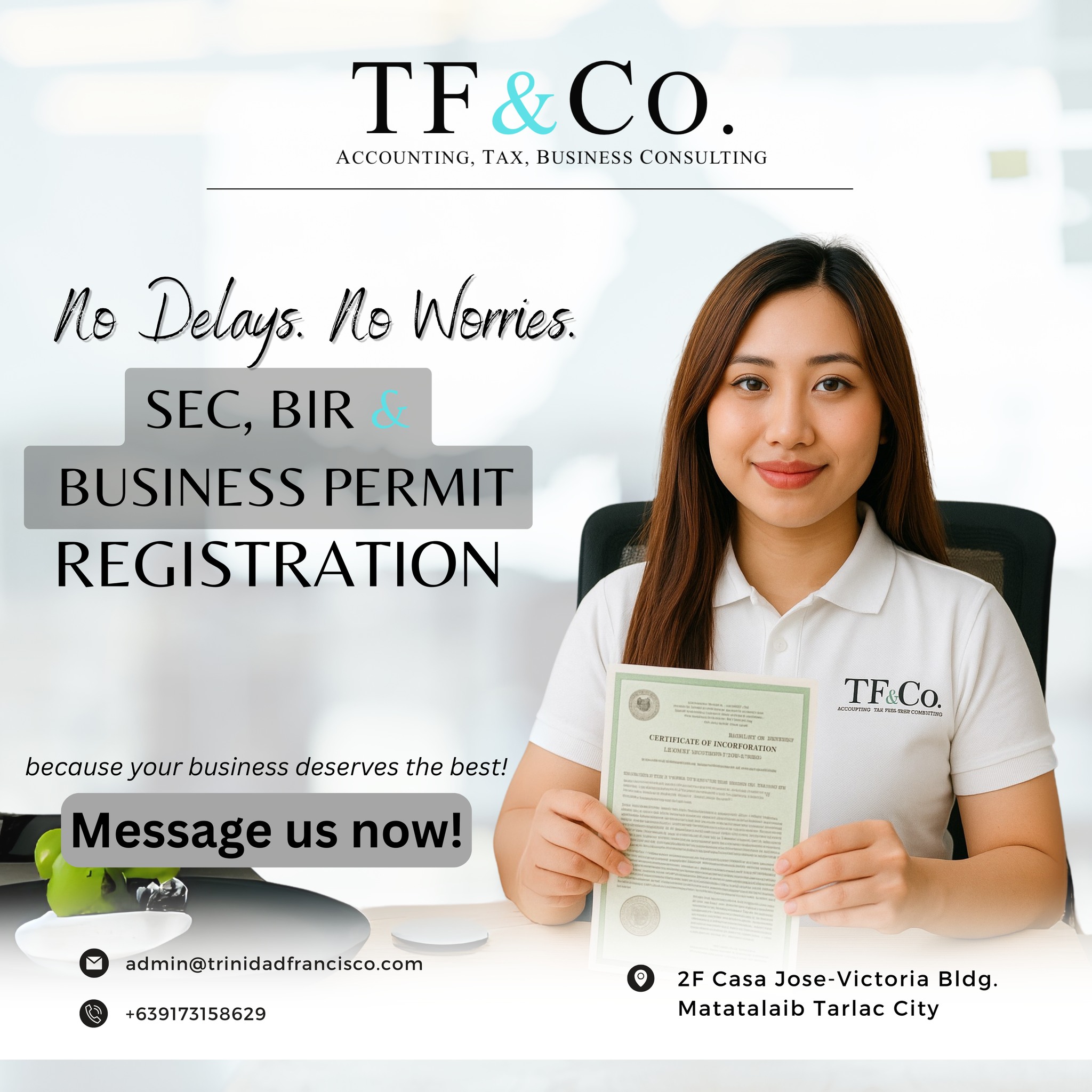 Trinidad Francisco & Co. Facebook ad