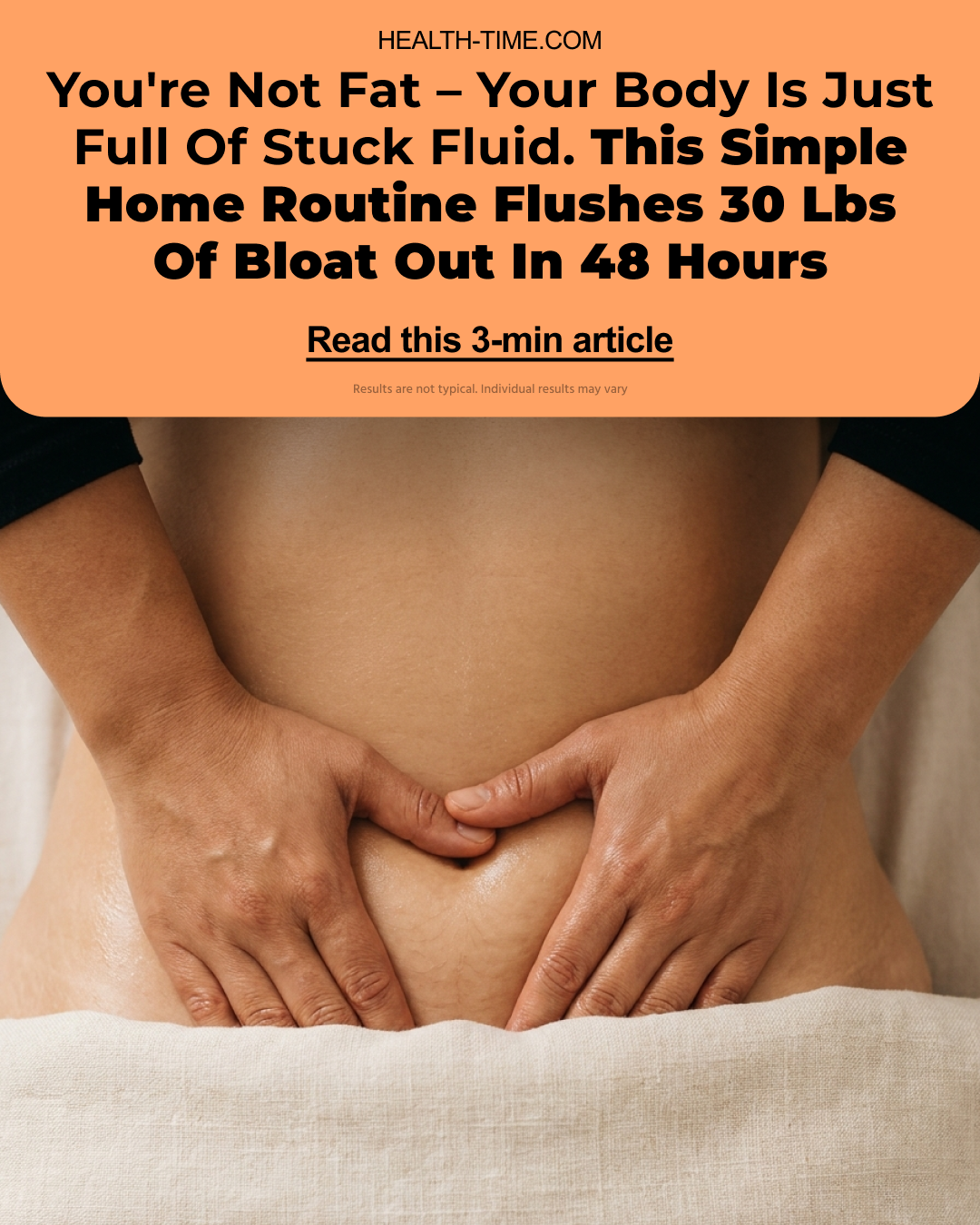 Healthtime Facebook ad