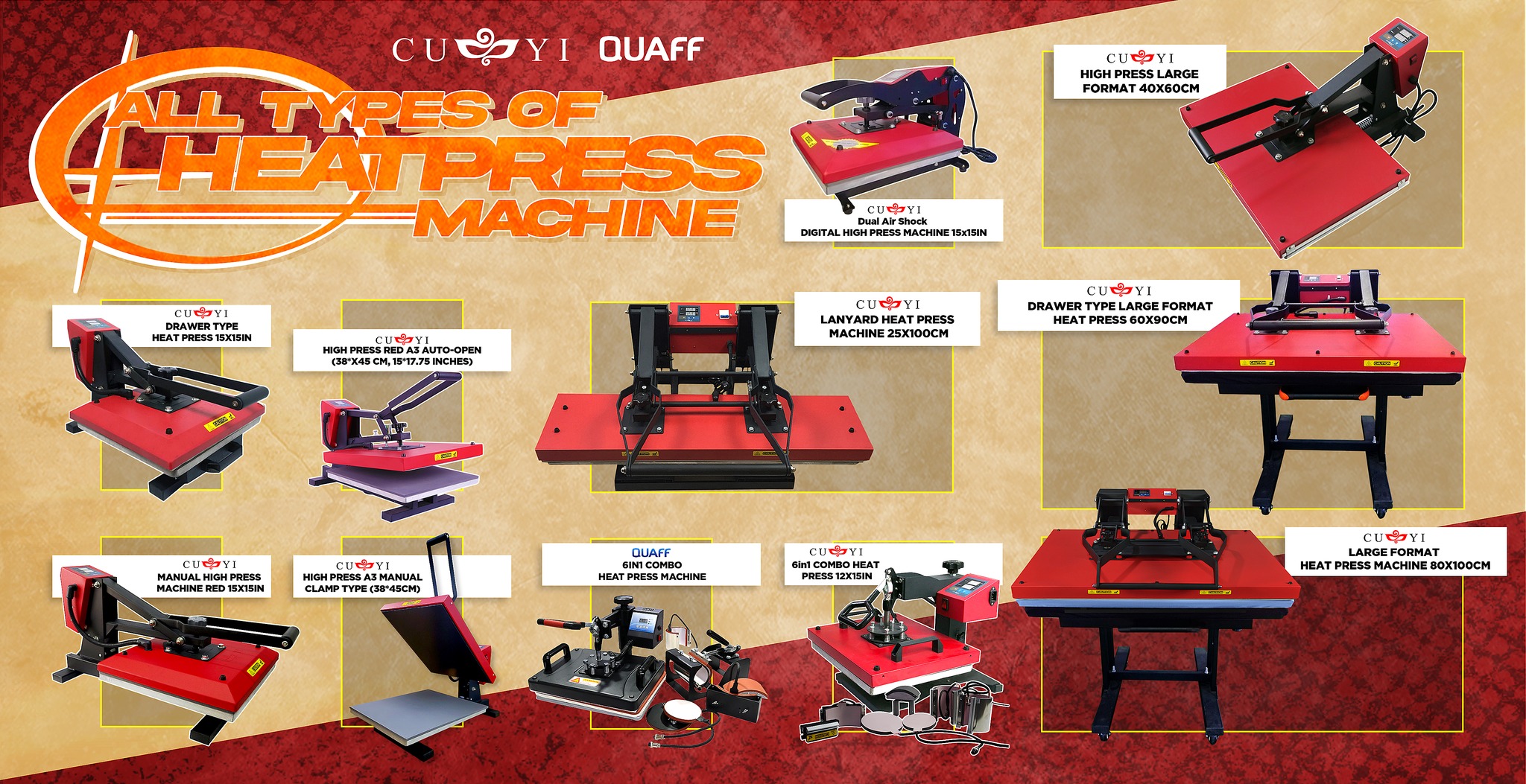 Photolock Philippines Facebook ad: ALL TYPES OF HEAT PRESS MACHINES AVAILABLE!