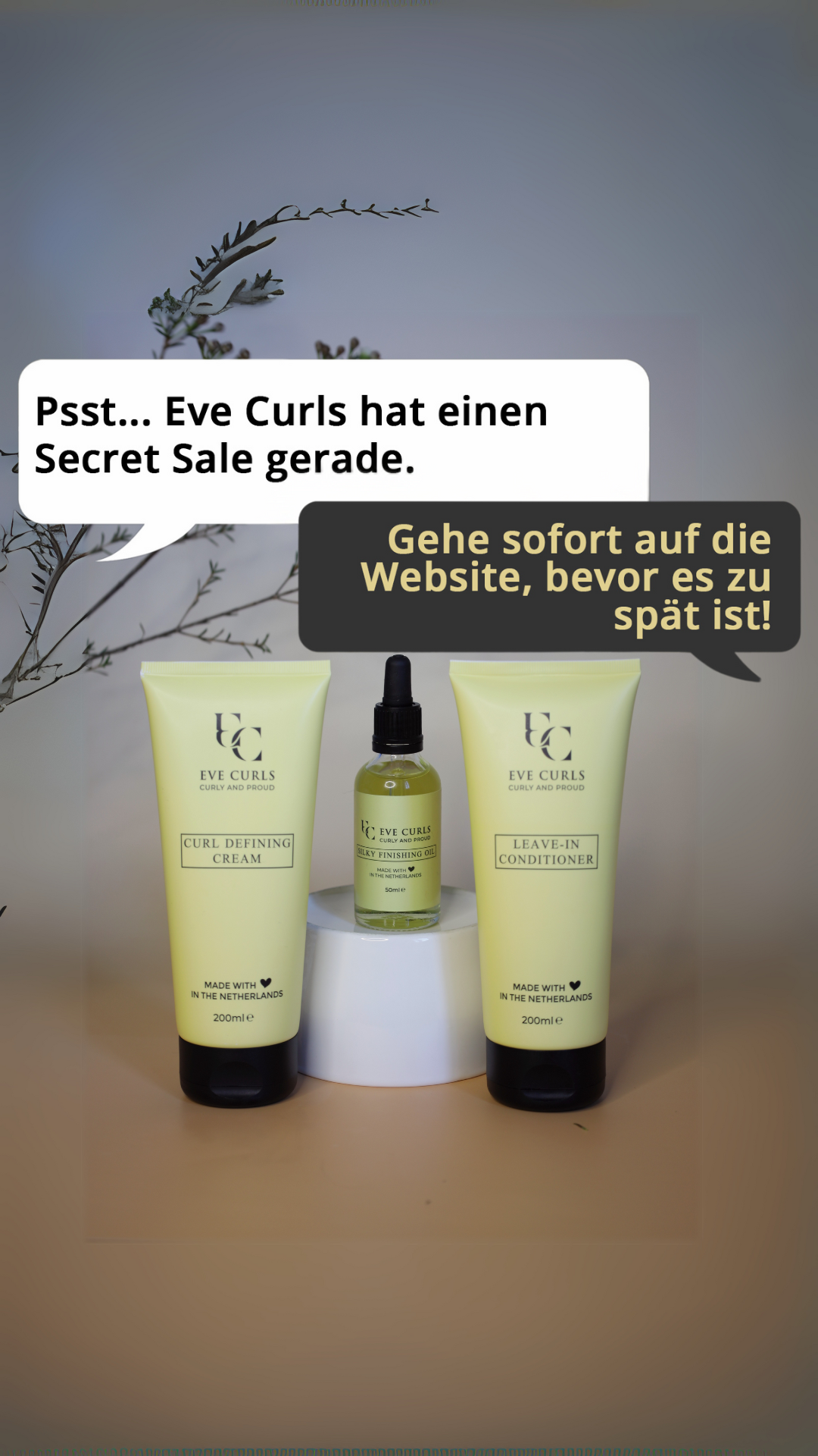Eve Curls Facebook ad