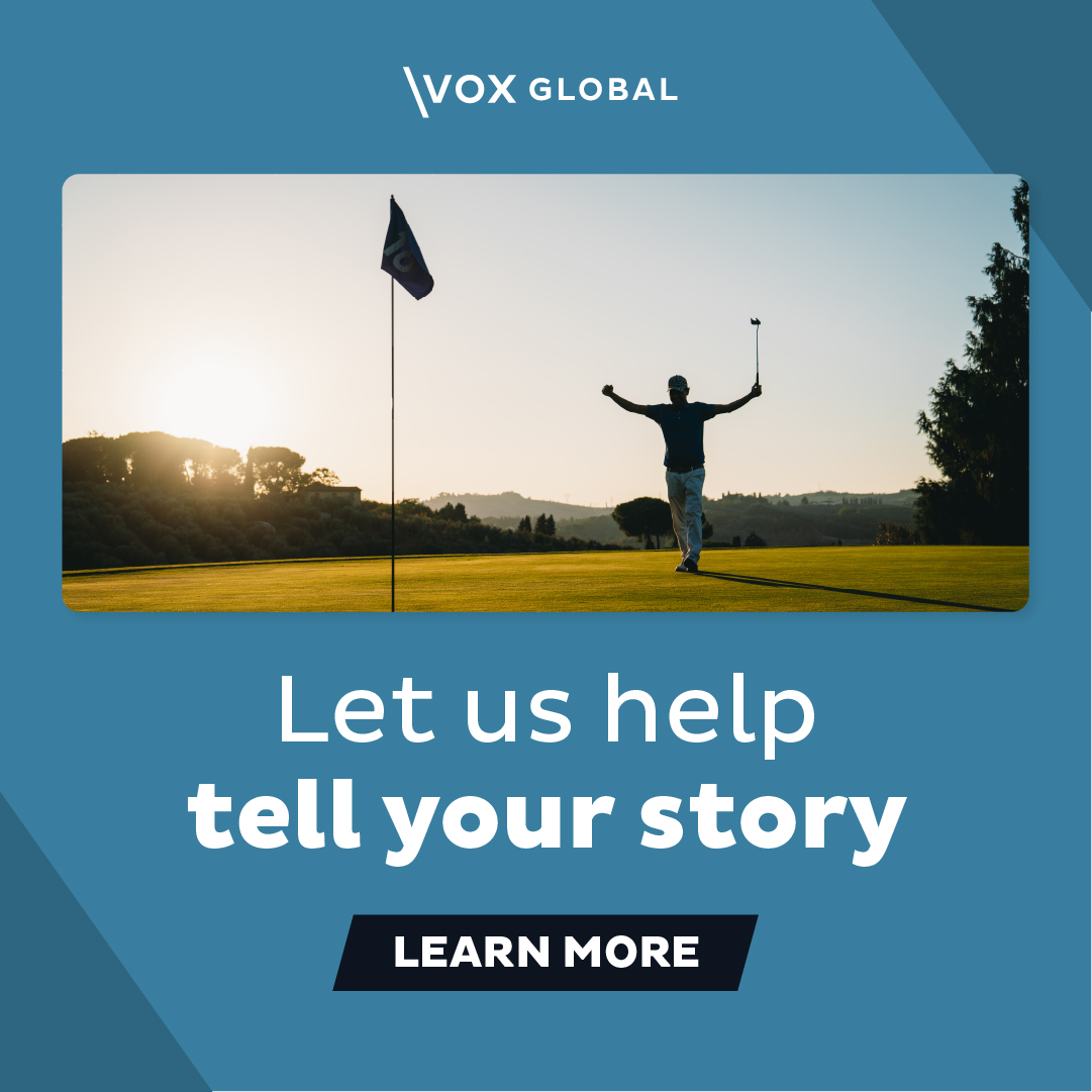 VOX Global Facebook ad: Shape your own narrative, in your own voice.
