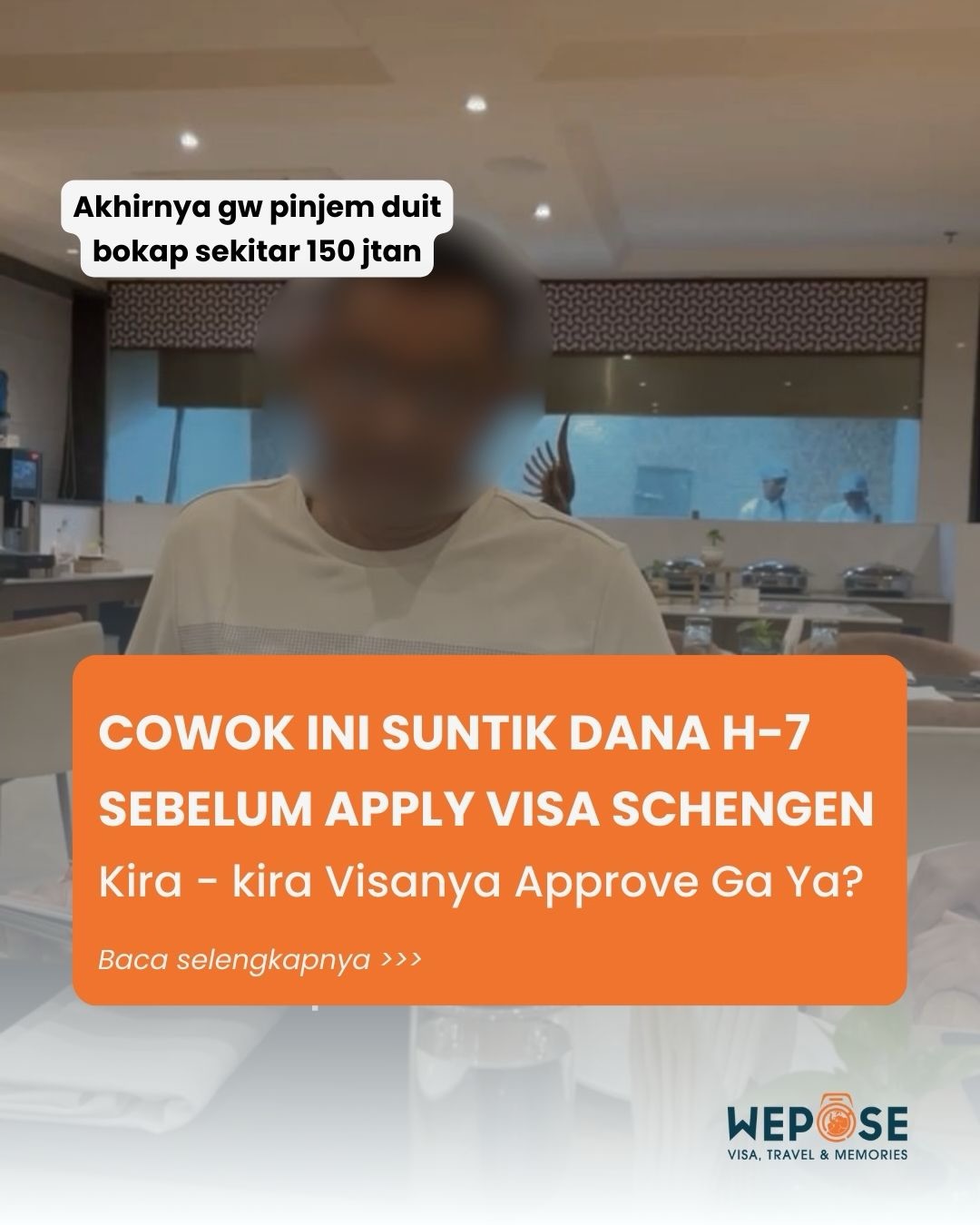 Wepose Travel Services Facebook ad: Saldo mendadak besar itu bukan trik aman di…