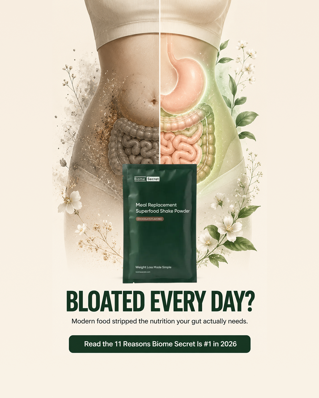 Biome Secret Facebook ad