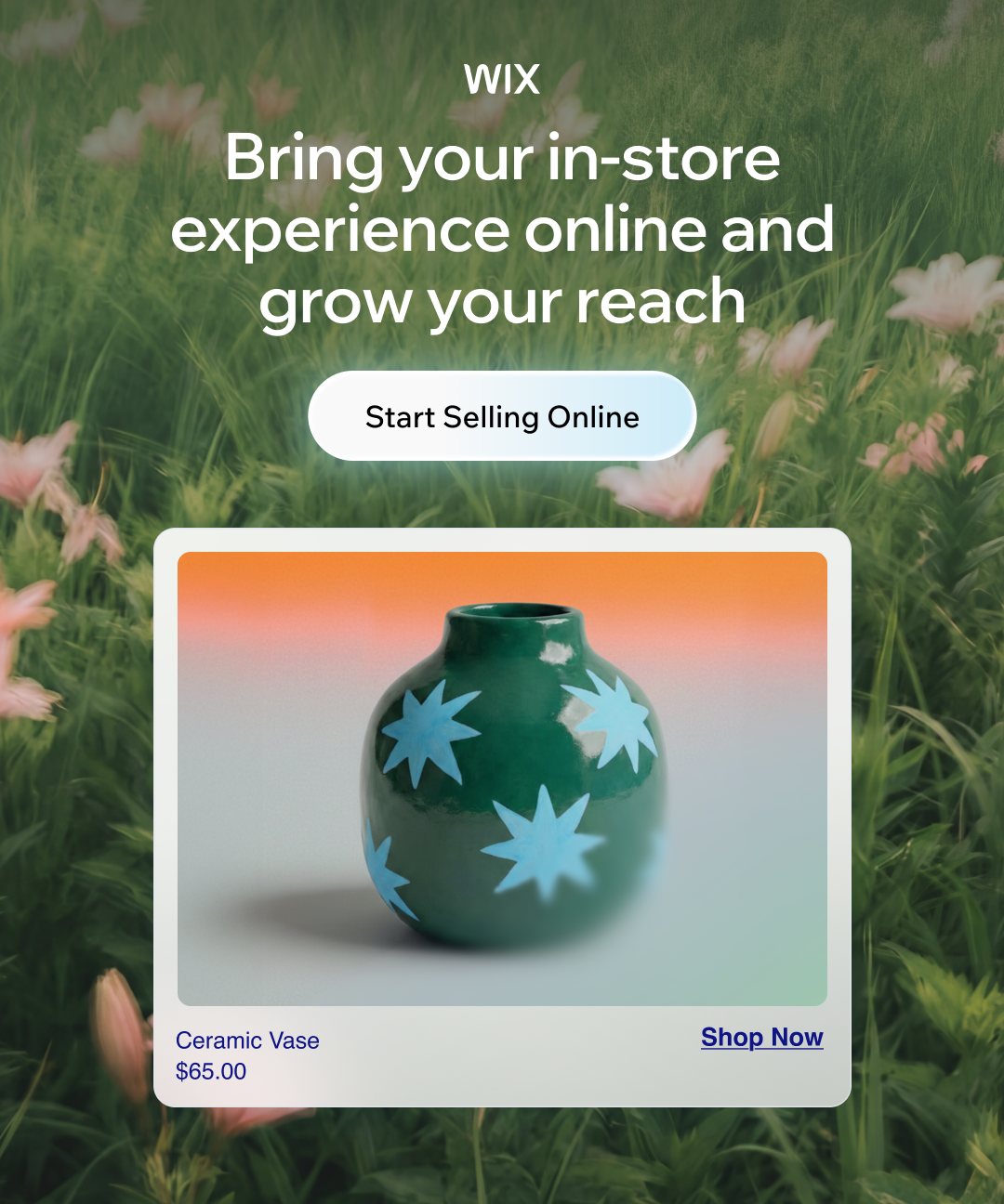 Wix Facebook ad
