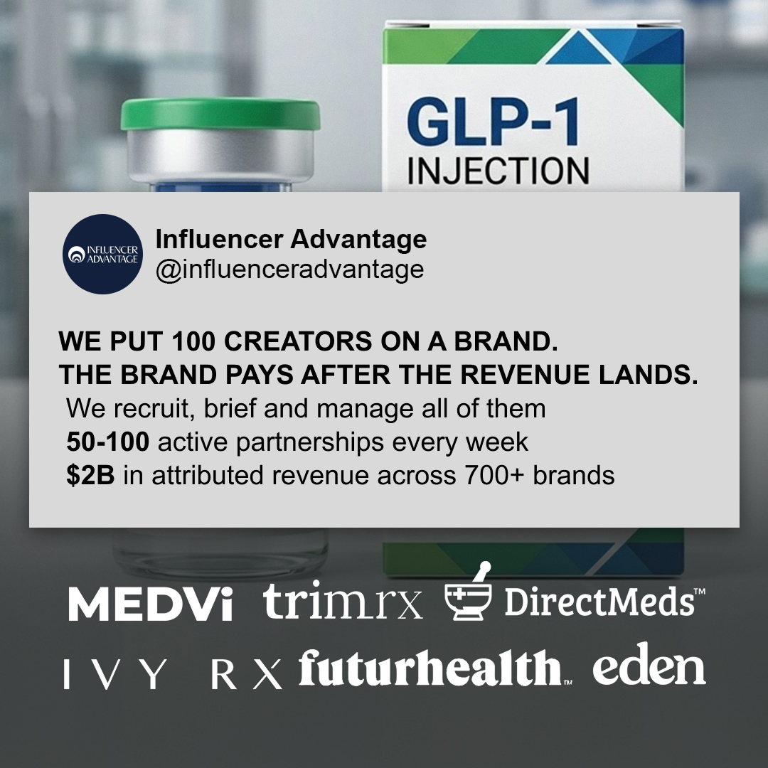 Influencer Advantage Facebook ad