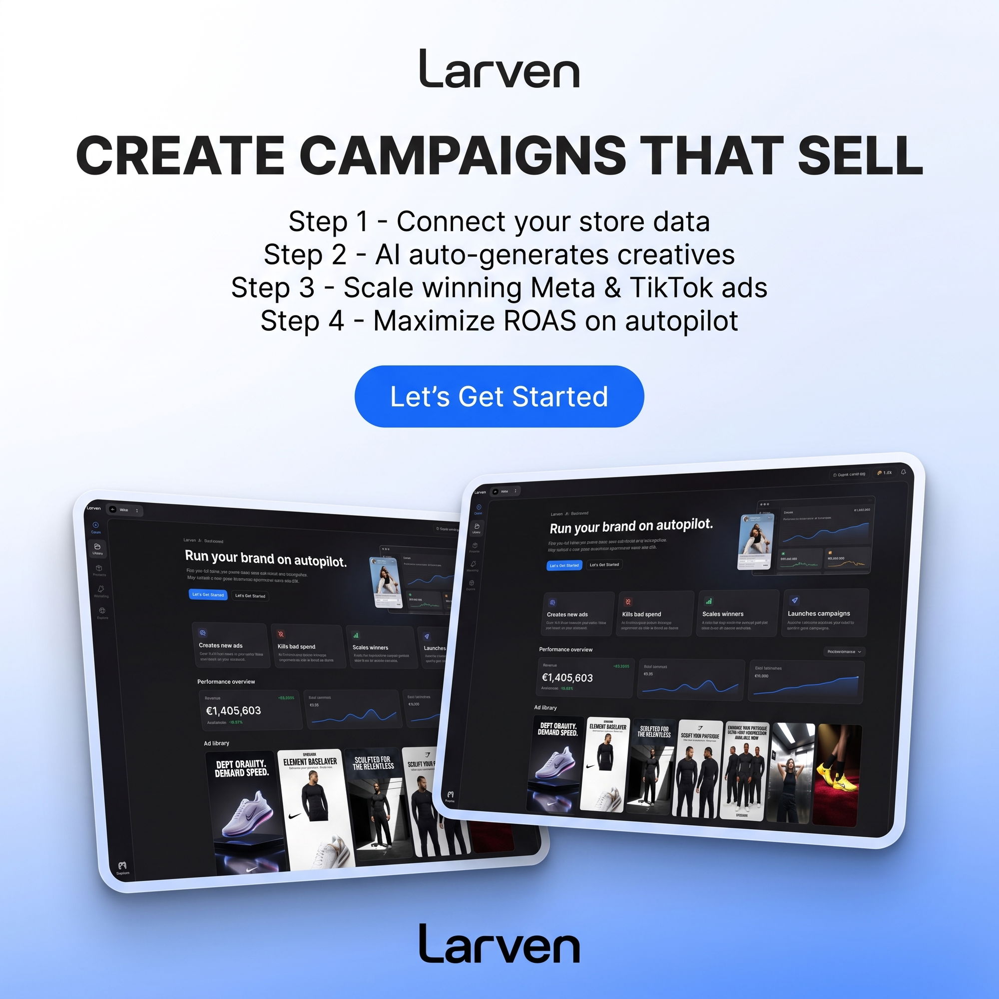 Larven AI Facebook ad