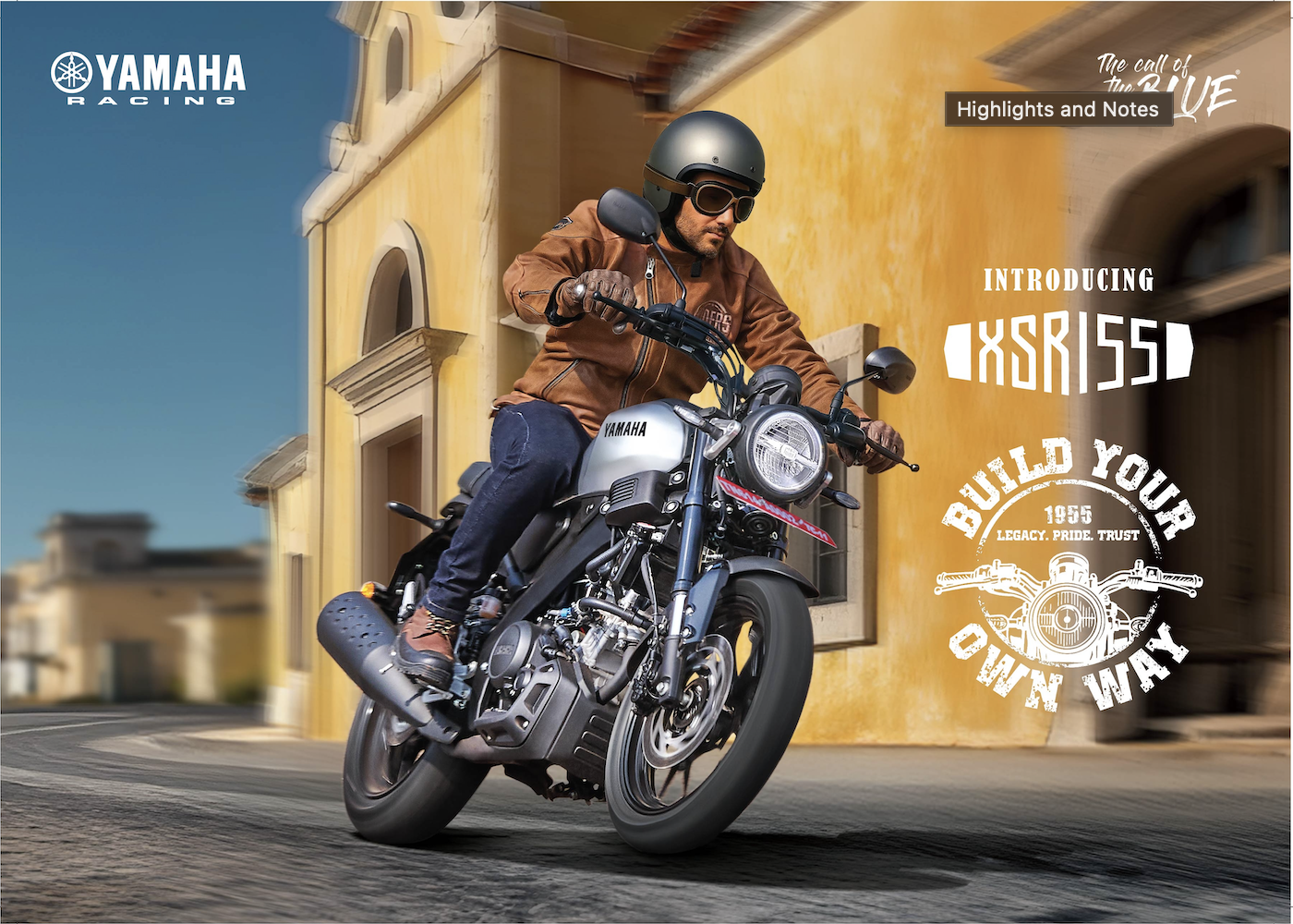 HUBLI MOTO WHEELS Facebook ad: YAMAHA XSR 155, NOW IN INDIA
