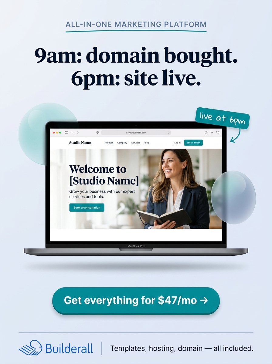 Builderall Facebook ad