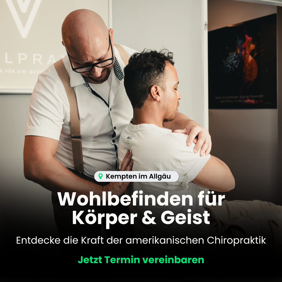 Vitalpraxis Facebook ad: Schluss mit Schmerzen. Zeit fürs Leben.