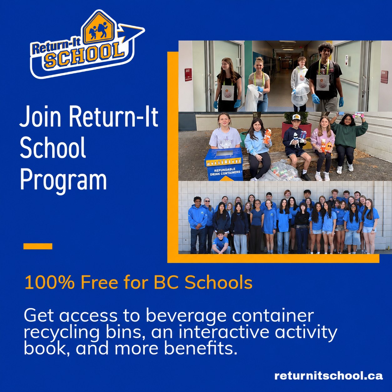 Return-It Facebook ad: Attention BC Schools!