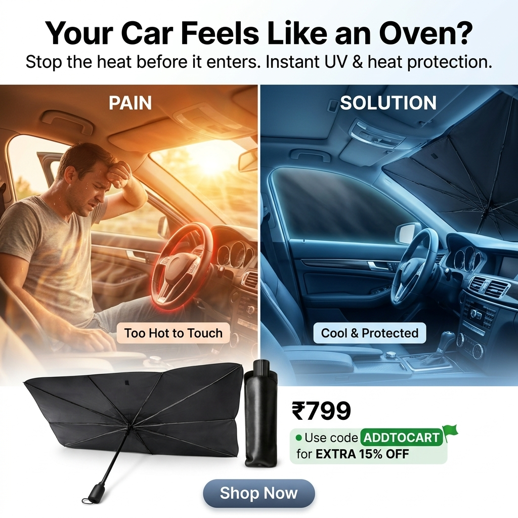 Cart Sathi Facebook ad: Flat 50% Off + Free Shipping