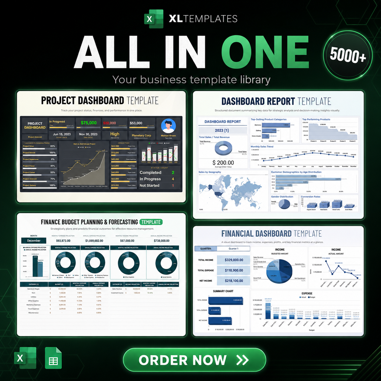 Xltemplate.com Facebook ad
