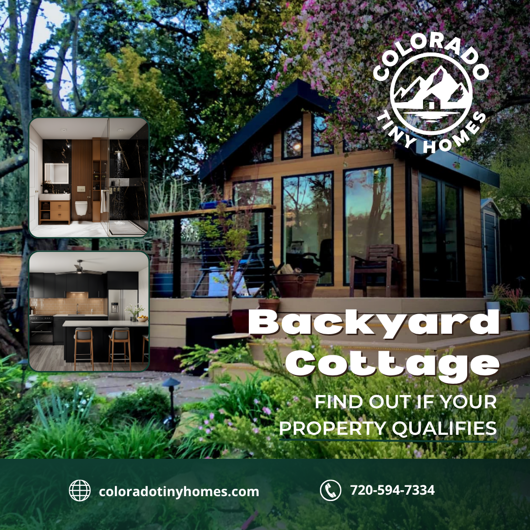 Colorado Tiny Homes Facebook ad from Aug 8, 2025