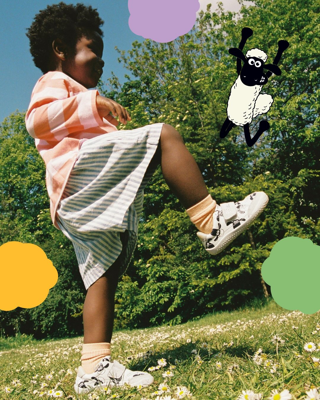 Vivobarefoot Kids Facebook ad: Farmyard mastermind? Brains of the flock?